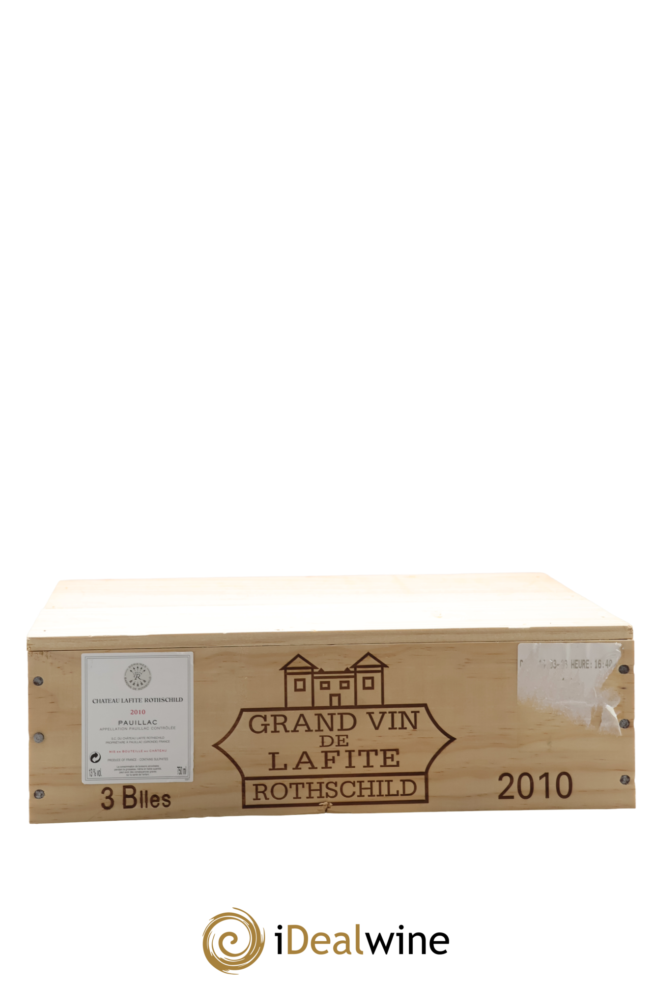 Château Lafite Rothschild 1er Grand Cru Classé 2010 - Lotto di 3 bottiglie - 3