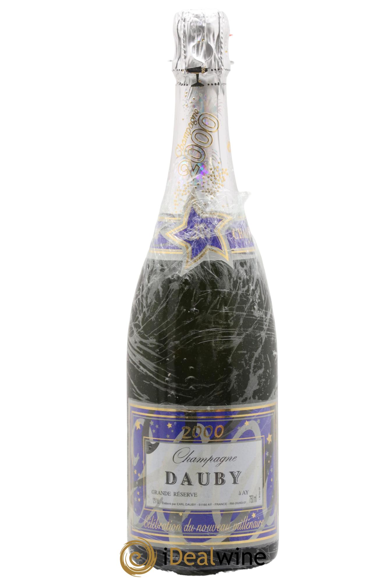 Champagne Célébration du Nouveau Millénaire Dauby - Lot de 1 bouteille - 0