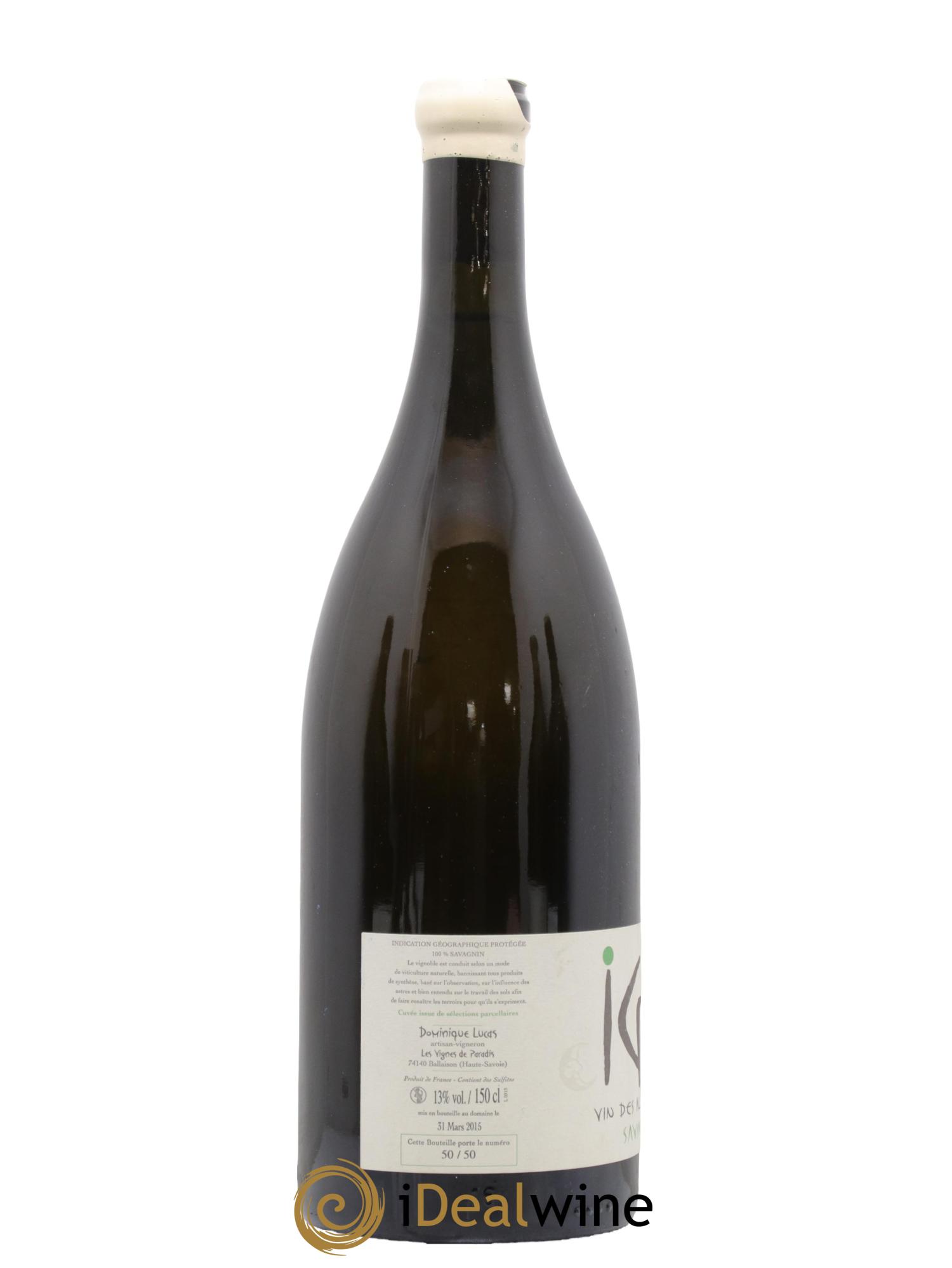 Vin des Allobroges Savagnin Les Vignes de Paradis 2014 - Lot de 1 magnum - 1