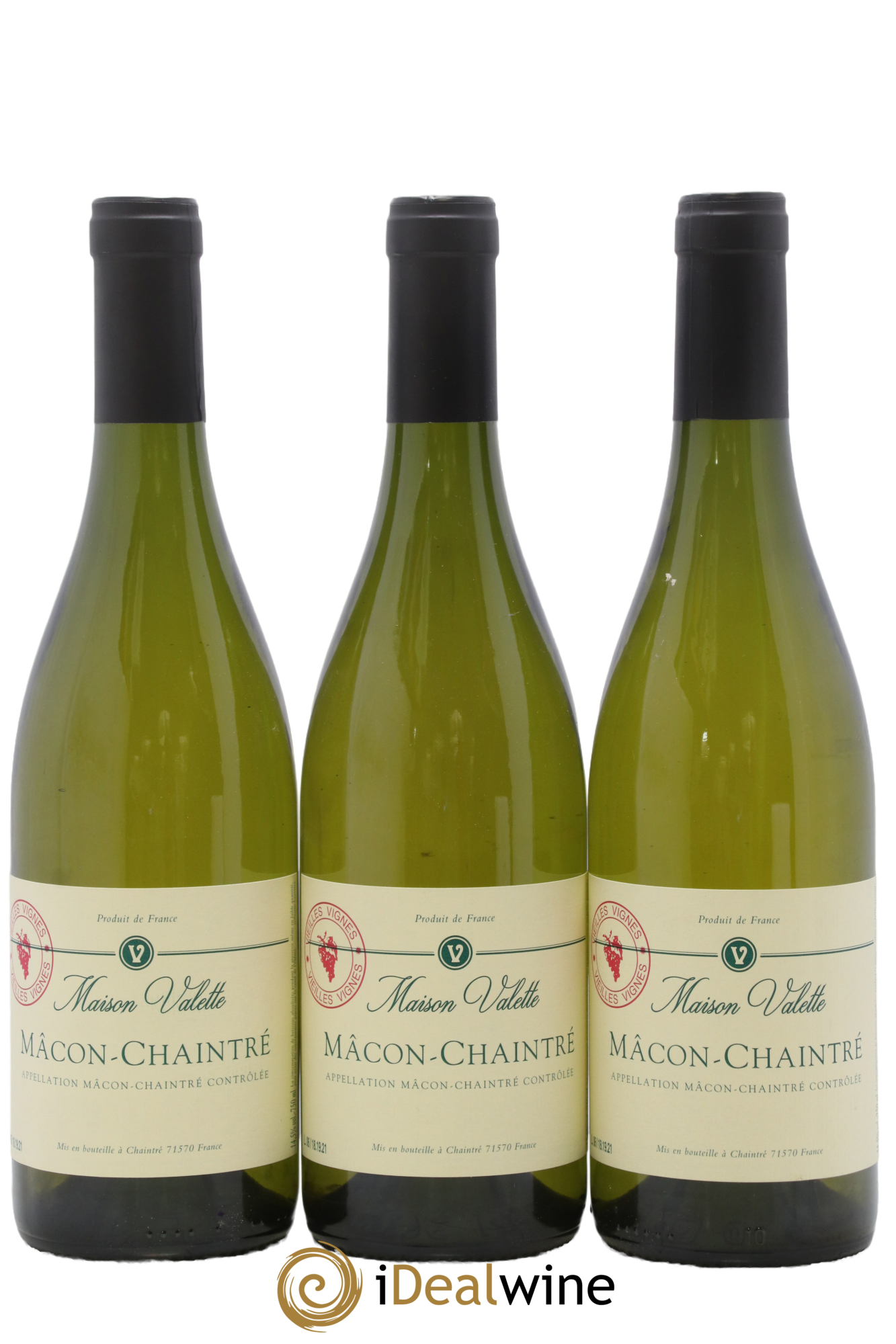 Mâcon Chaintré Vieilles Vignes Valette (Domaine) - Lot de 3 bouteilles - 0