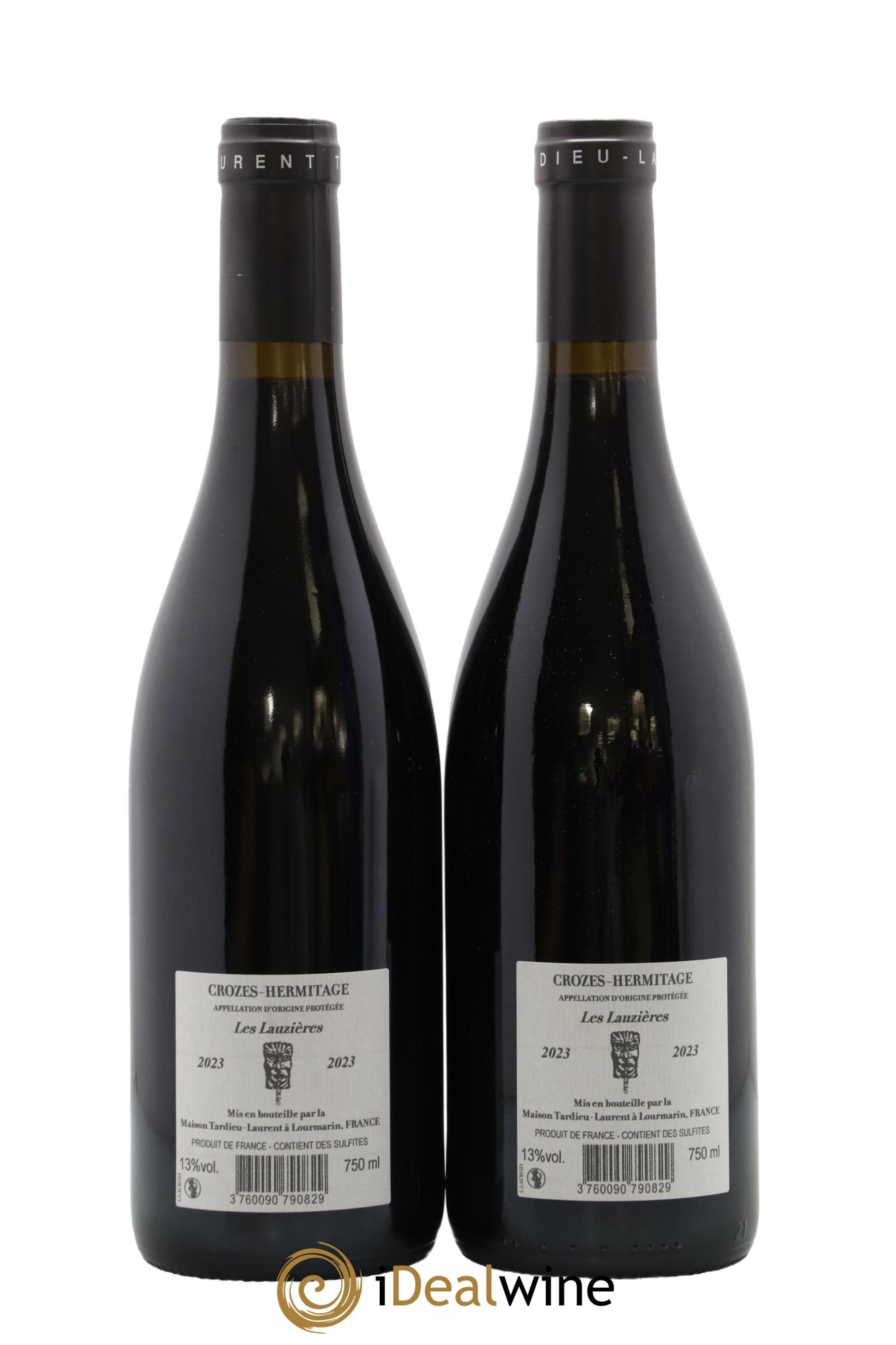 Crozes-Hermitage Lauzières Tardieu Laurent 2023 - Lot de 2 bouteilles - 1