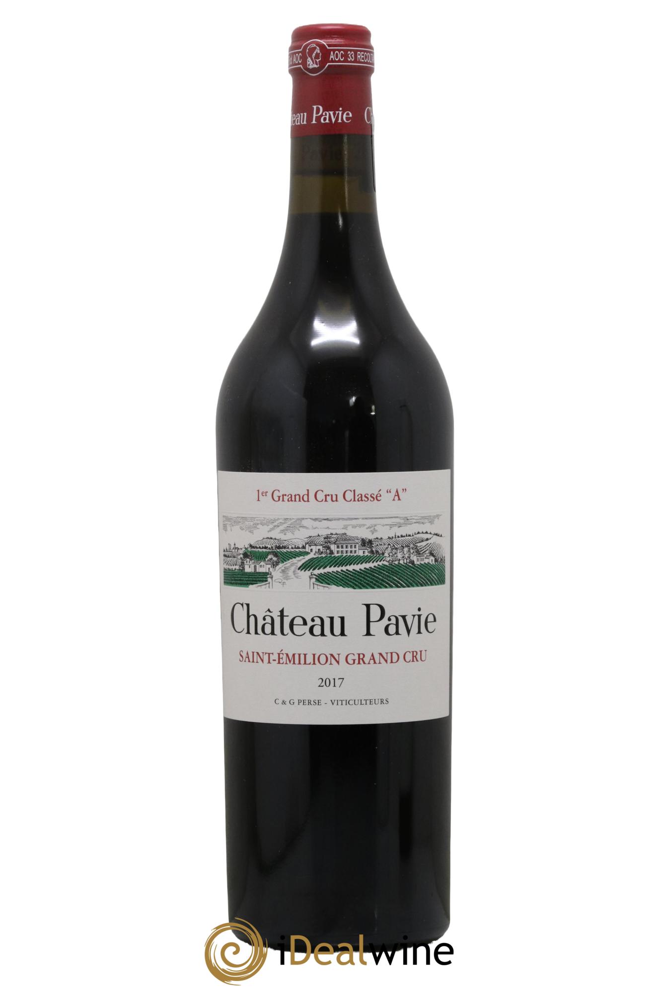 Château Pavie 1er Grand Cru Classé A 2017 - Lot de 1 bouteille - 0