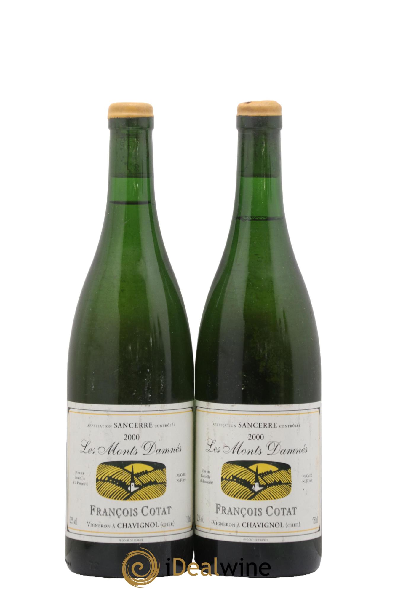 Sancerre Les Monts Damnés François Cotat 2000 - Lot de 2 bouteilles - 0