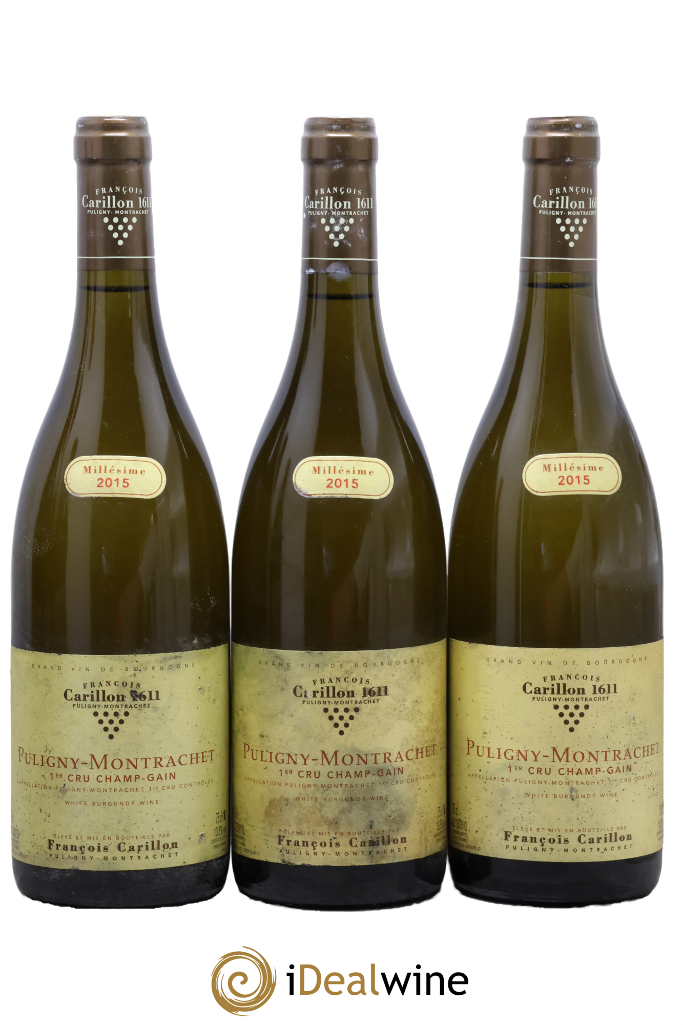 Puligny-Montrachet 1er Cru Champ-Gain François Carillon 2015 - Posten von 3 Flaschen - 0