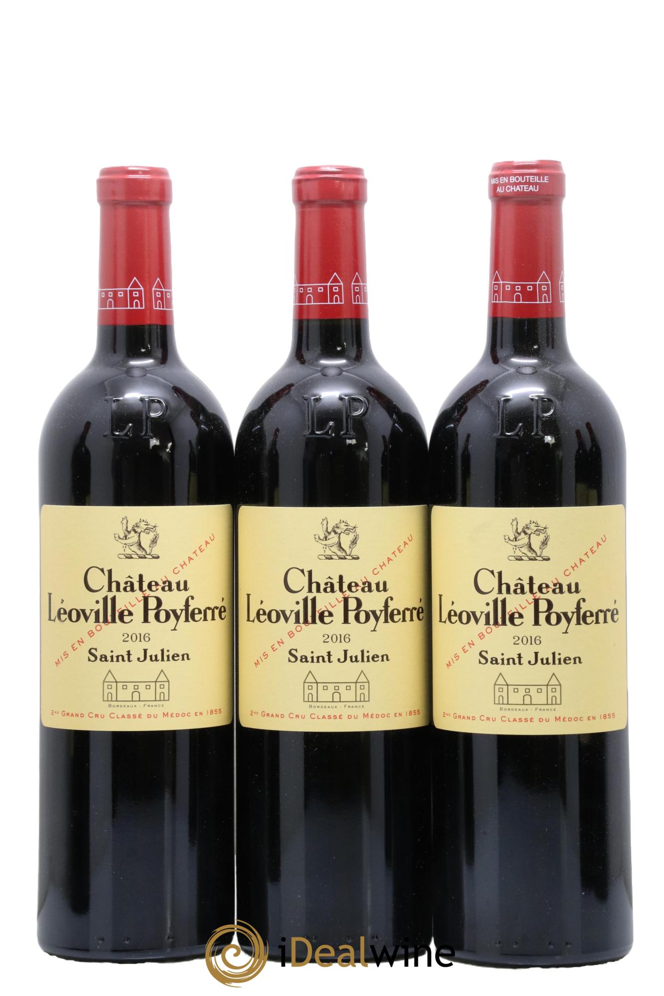 Château Léoville Poyferré 2ème Grand Cru Classé  2016 - Posten von 12 Flaschen - 3