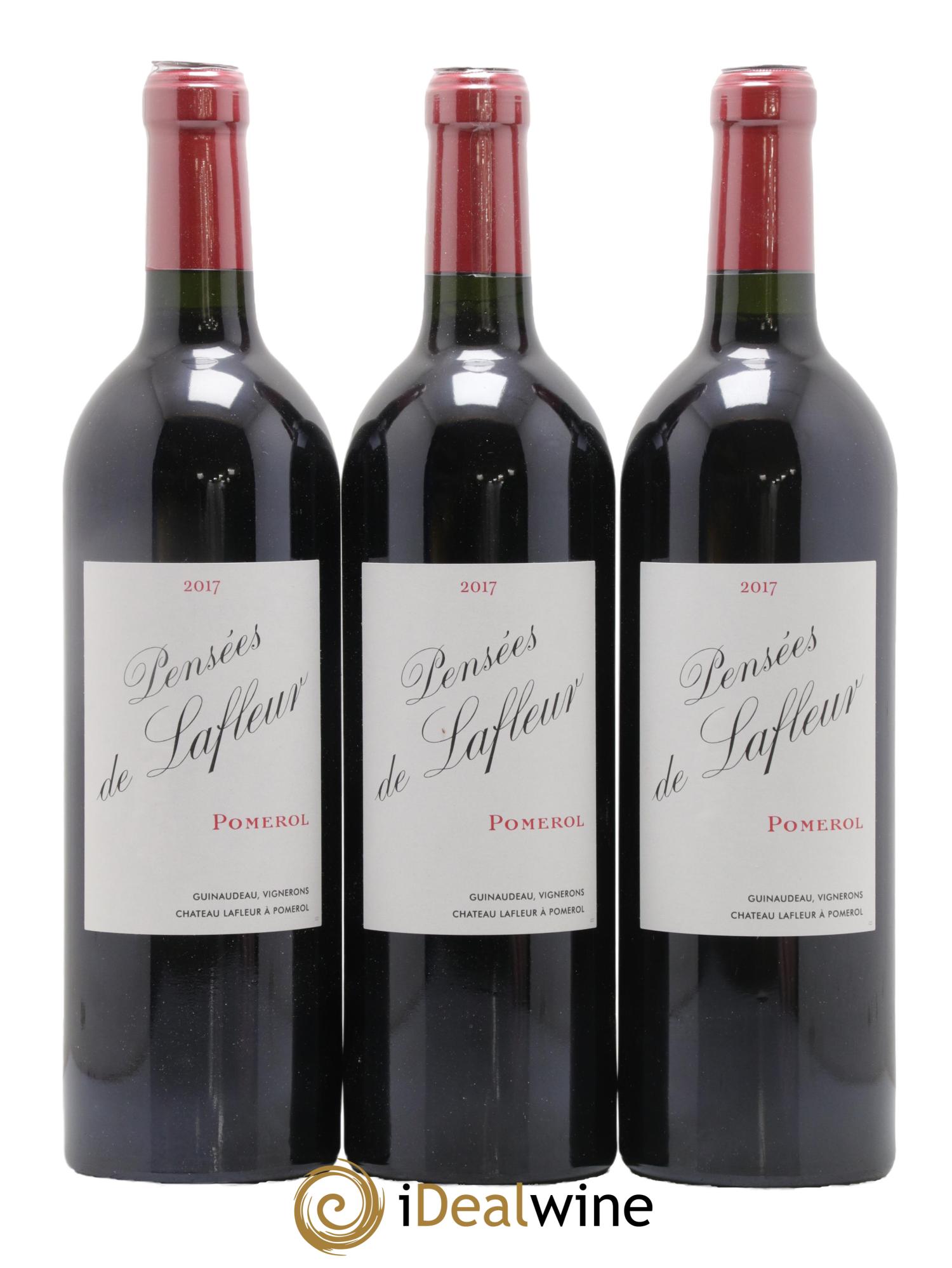 Pensées de Lafleur Second Vin 2017 - Lot de 3 bouteilles - 0