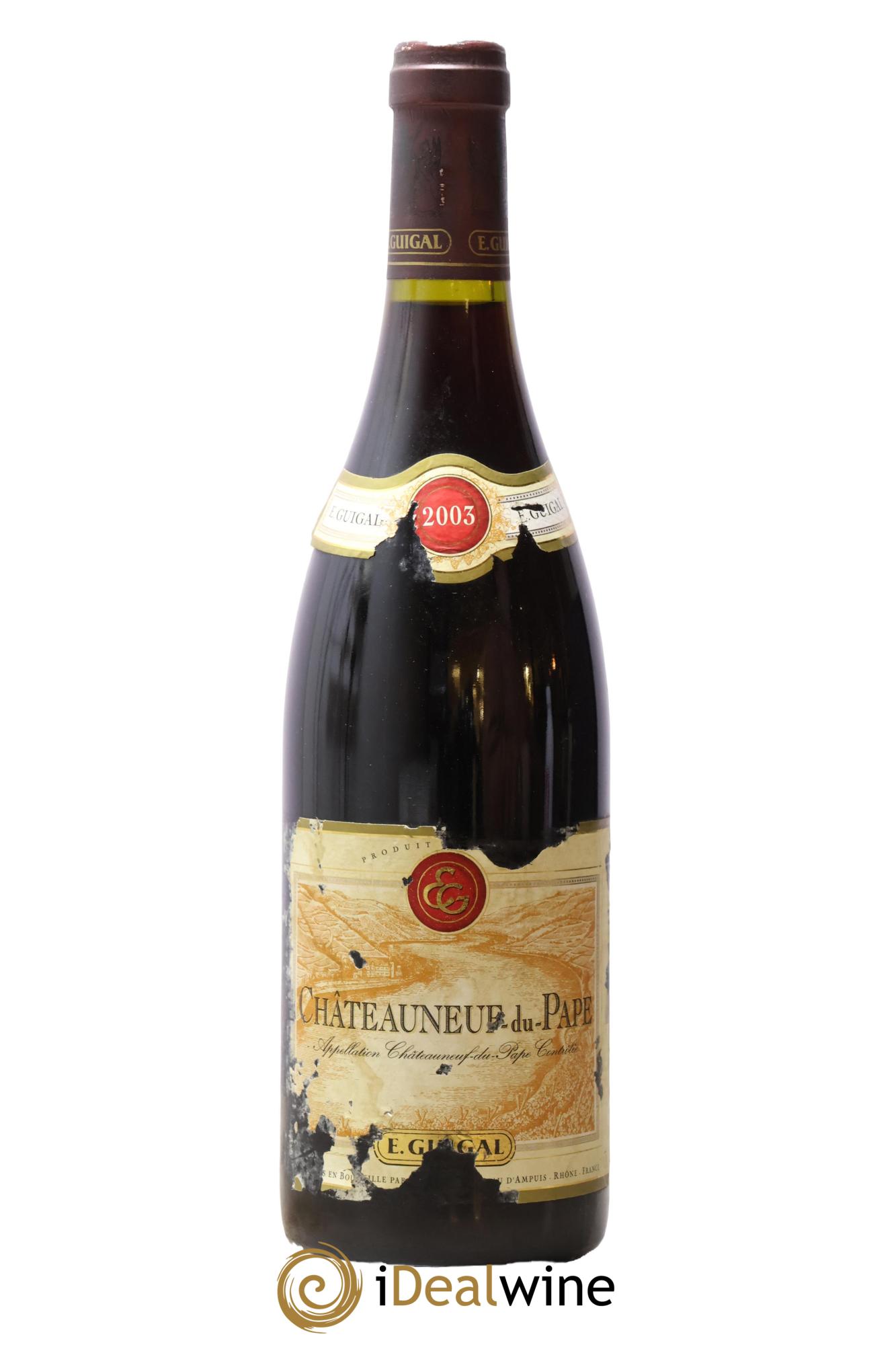 Châteauneuf-du-Pape Guigal 2003 - Posten von 1 Flasche - 0