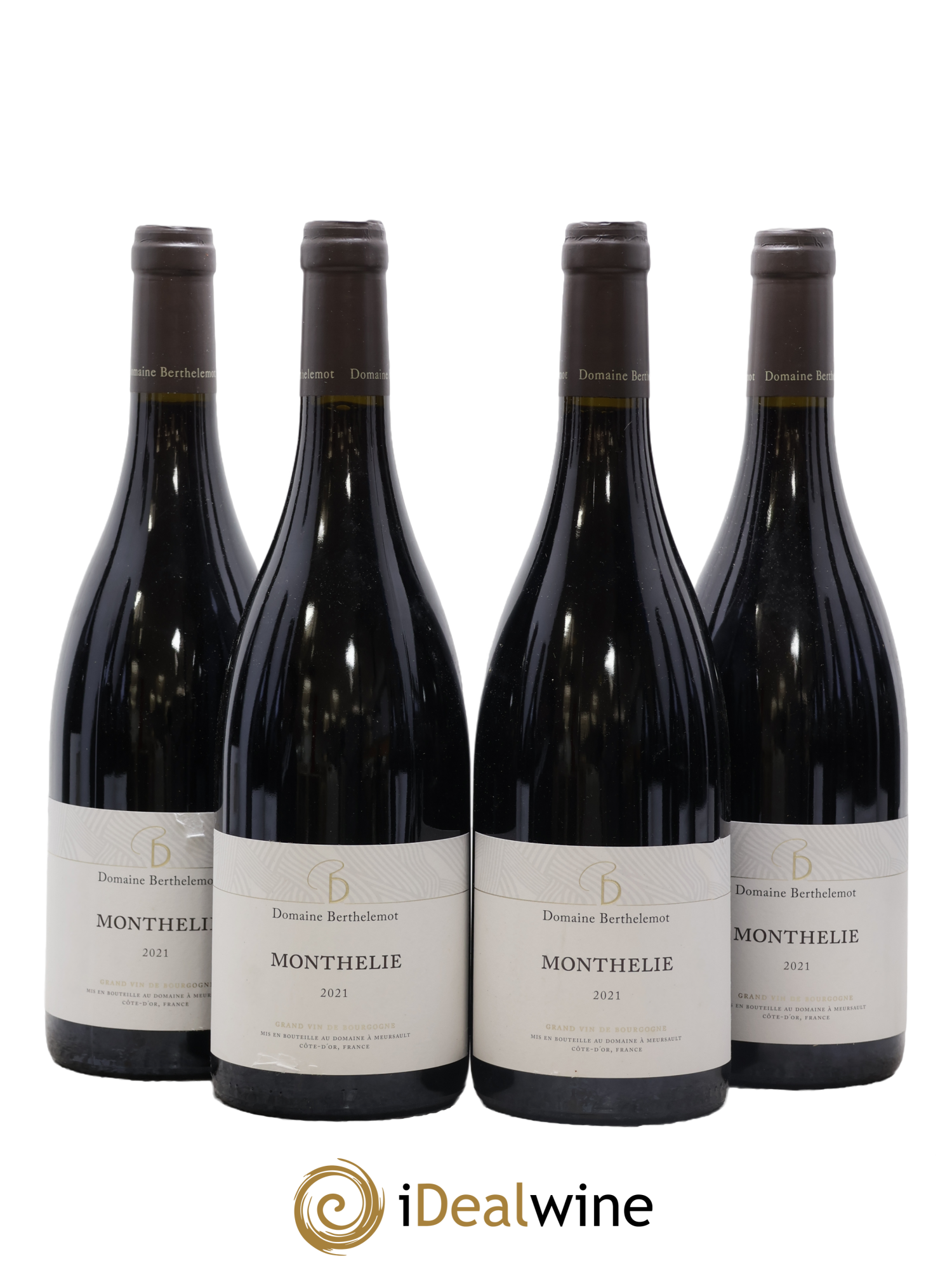 Monthélie Berthelemot 2021 - Lot of 4 bottles - 0