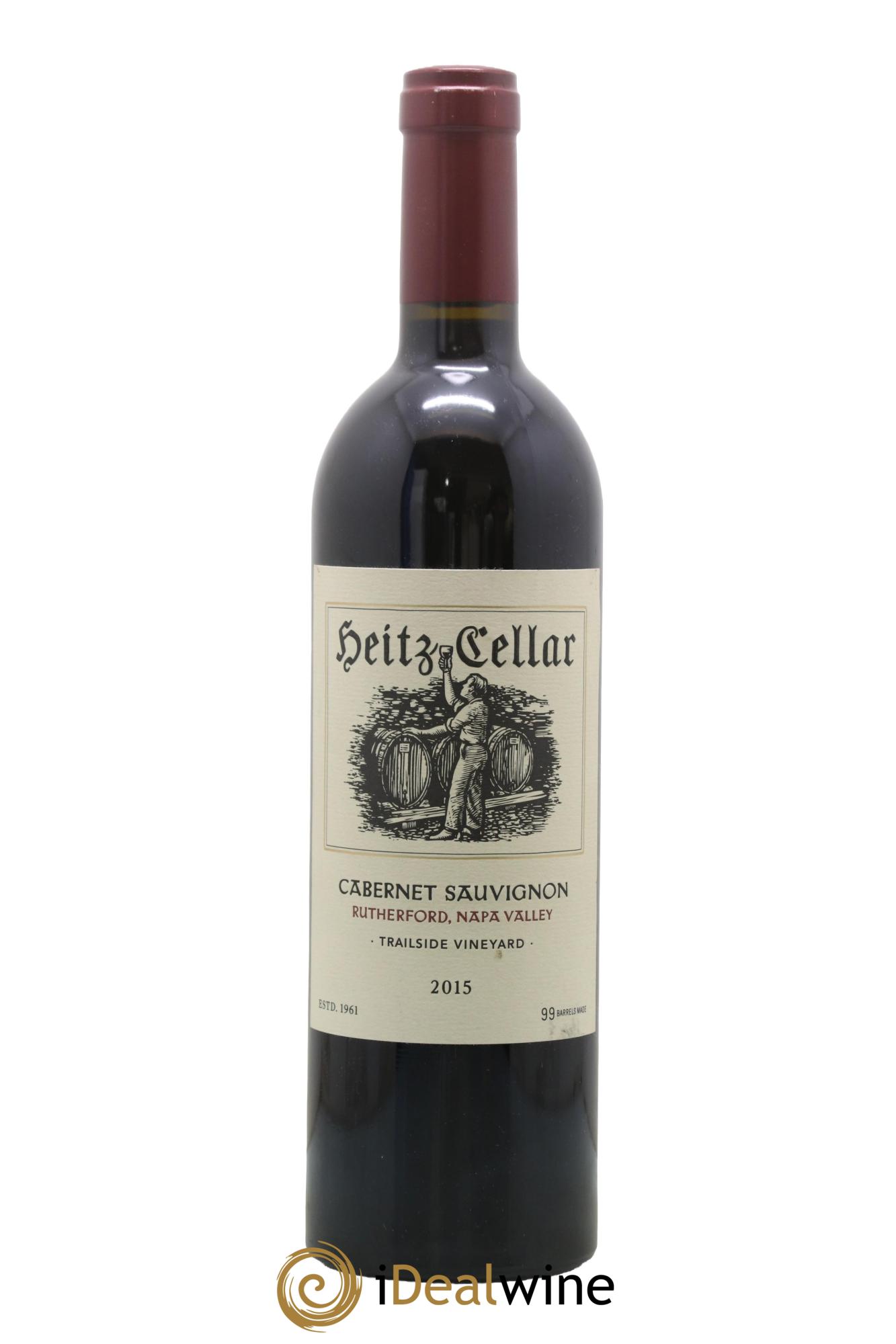 USA Napa Valley Ruthreford Heitz Cellar 2015 - Lot de 1 bouteille - 0