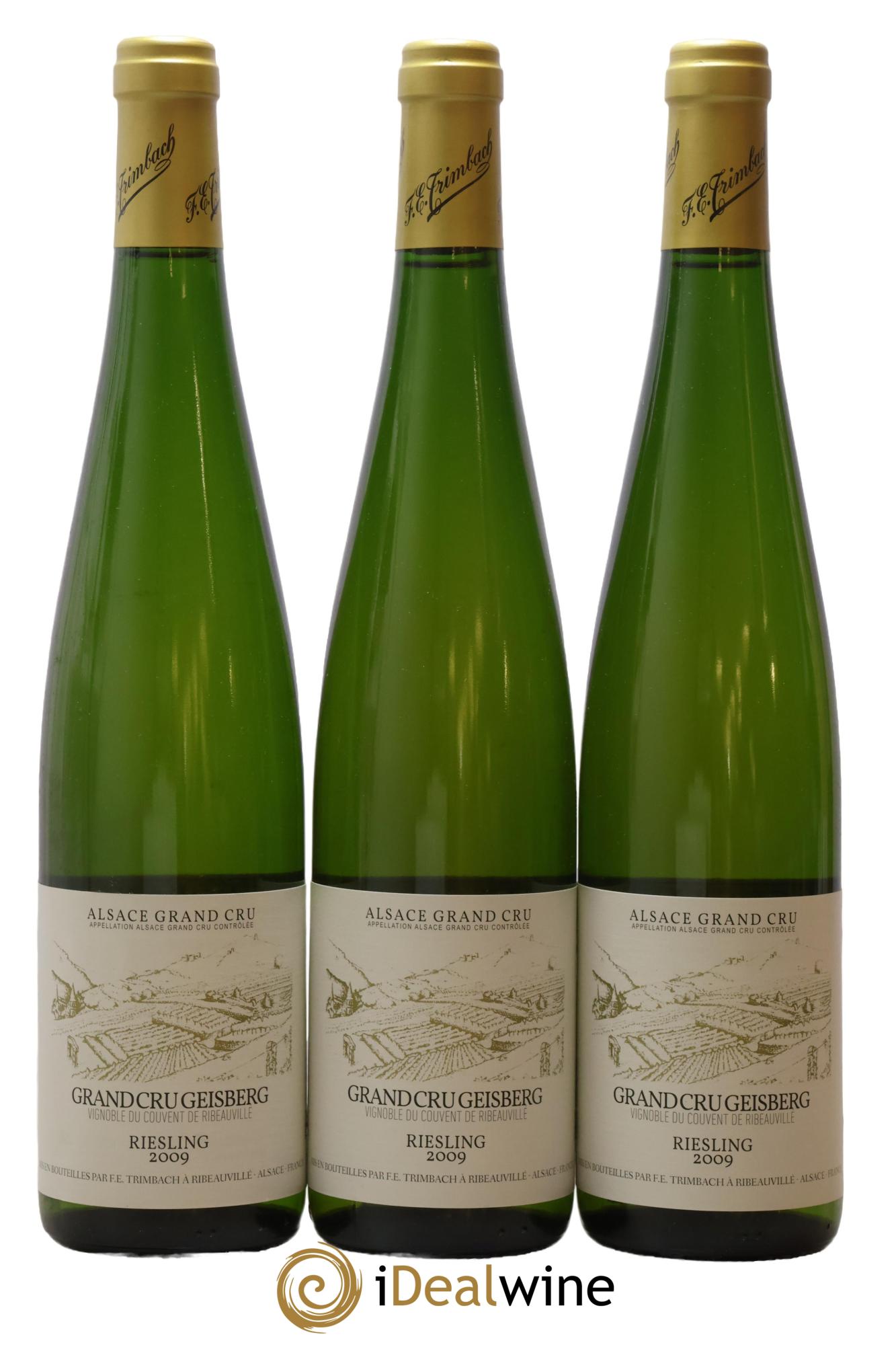 Alsace Riesling Grand Cru Geisberg Trimbach (Domaine) 2009 - Lot de 3 bouteilles - 0