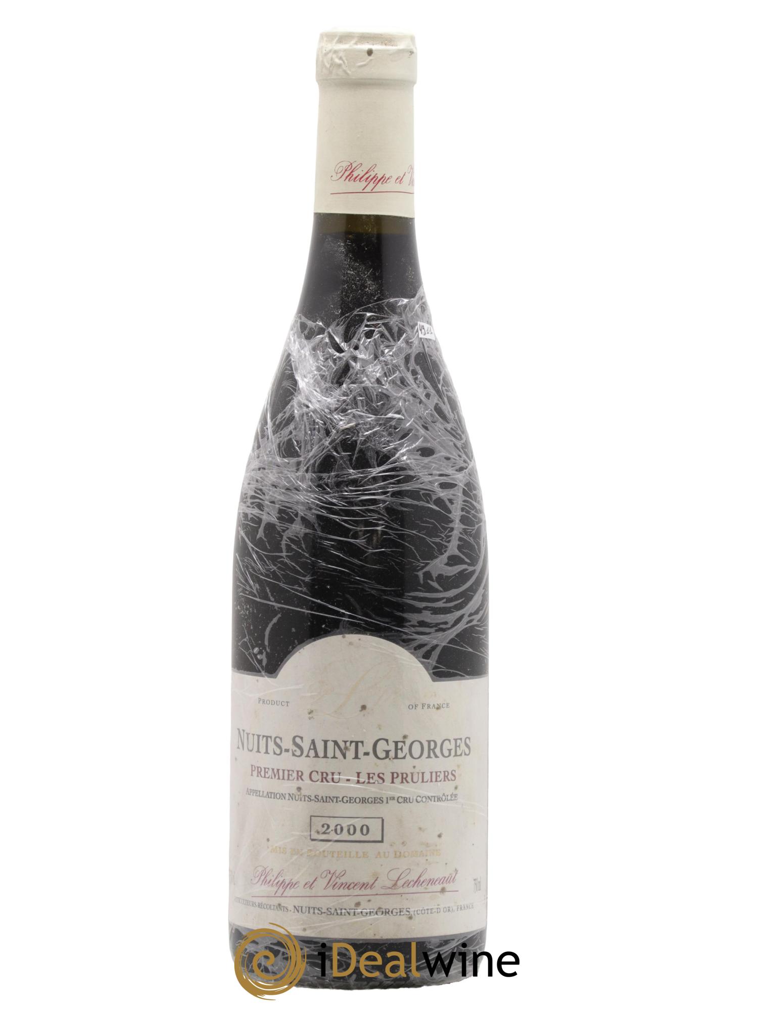 Nuits-Saint-Georges 1er Cru Les Pruliers Lécheneaut (Domaine) 2000 - Lot de 1 bouteille - 0
