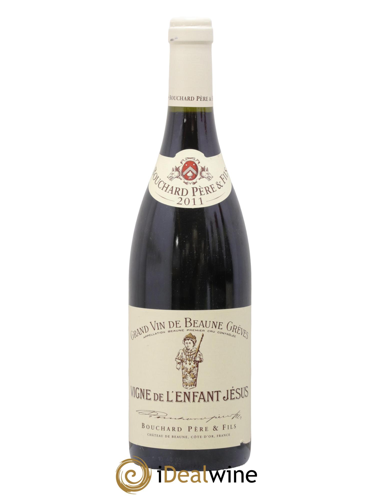 Beaune 1er Cru Grèves - Vigne de l'Enfant Jésus Bouchard Père & Fils 2011 - Lot de 1 bouteille - 0