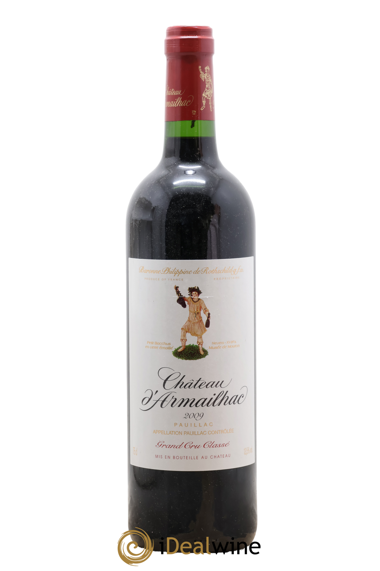 Château d' Armailhac - Mouton Baron(ne) Philippe 5ème Grand Cru Classé 2009 - Lot de 1 bouteille - 0