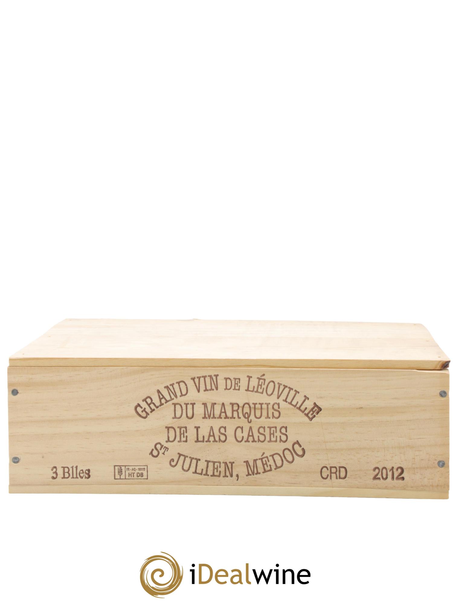 Château Léoville Las Cases 2ème Grand Cru Classé 2012 - Lot of 3 bottles - 1