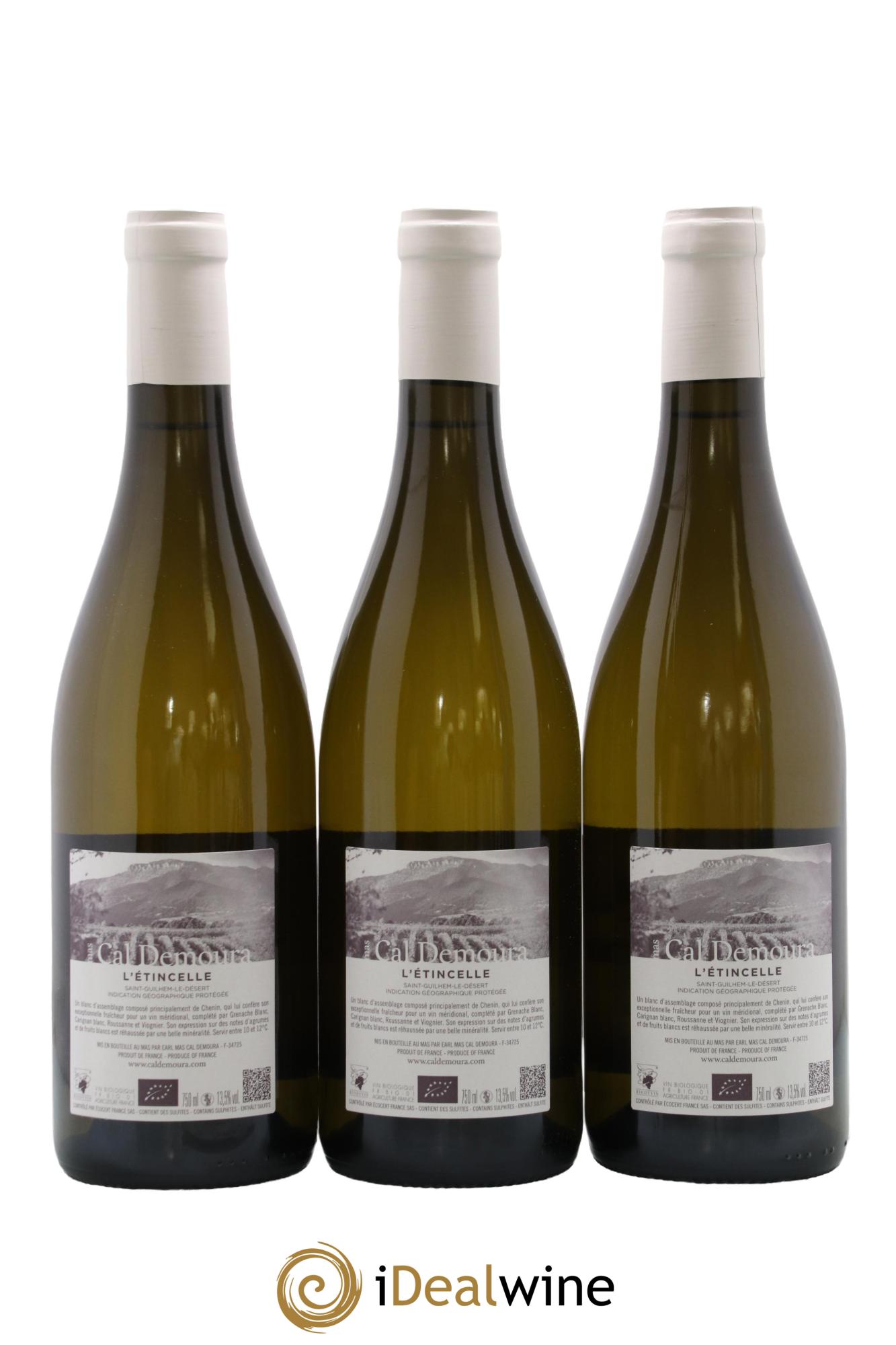 Pays d'Hérault Saint-Guilhem-le-désert L'Etincelle Mas Cal Demoura 2022 - Lot de 3 bouteilles - 1