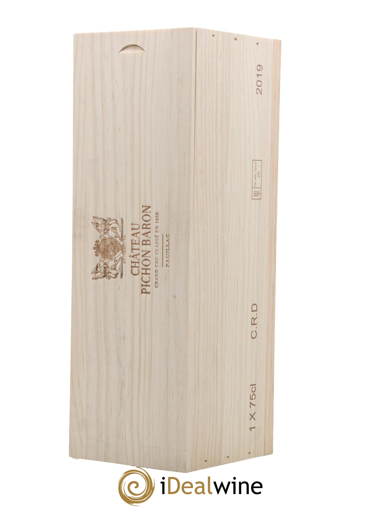 Pichon Longueville Baron 2ème Grand Cru Classé 2019 - Lot de 1 bouteille - 1