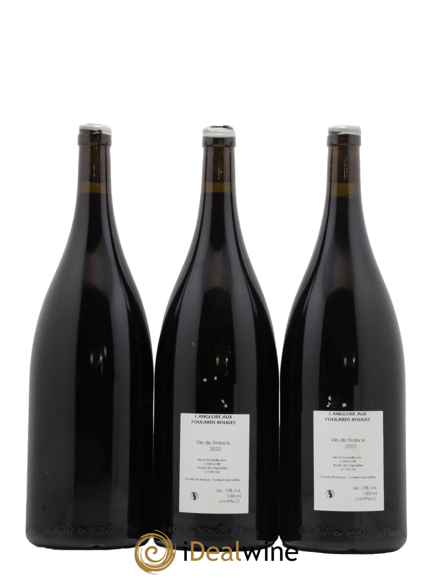 Vin de France L'Anglore aux Foulards Rouges L'Anglore 2022 - Lot de 3 magnums - 1