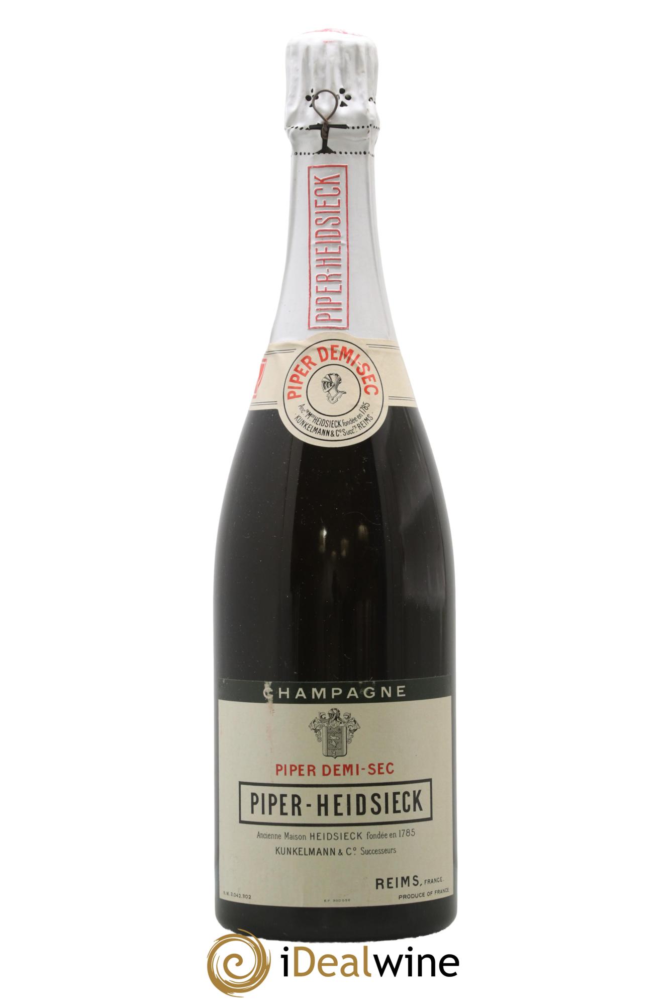 Champagne Demi Sec Piper Heidsieck - Posten von 1 Flasche - 0
