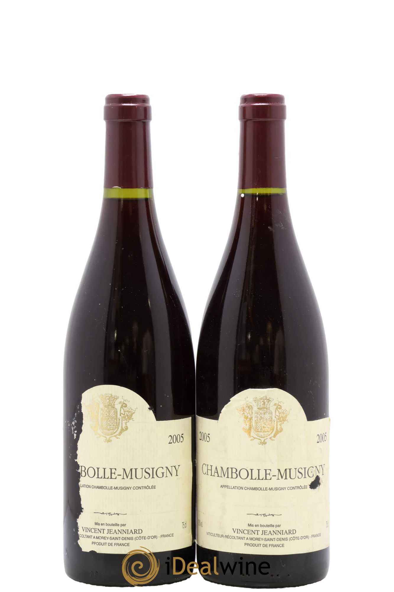Chambolle-Musigny Vincent Jeanniard 2005 - Lot de 2 bouteilles - 0