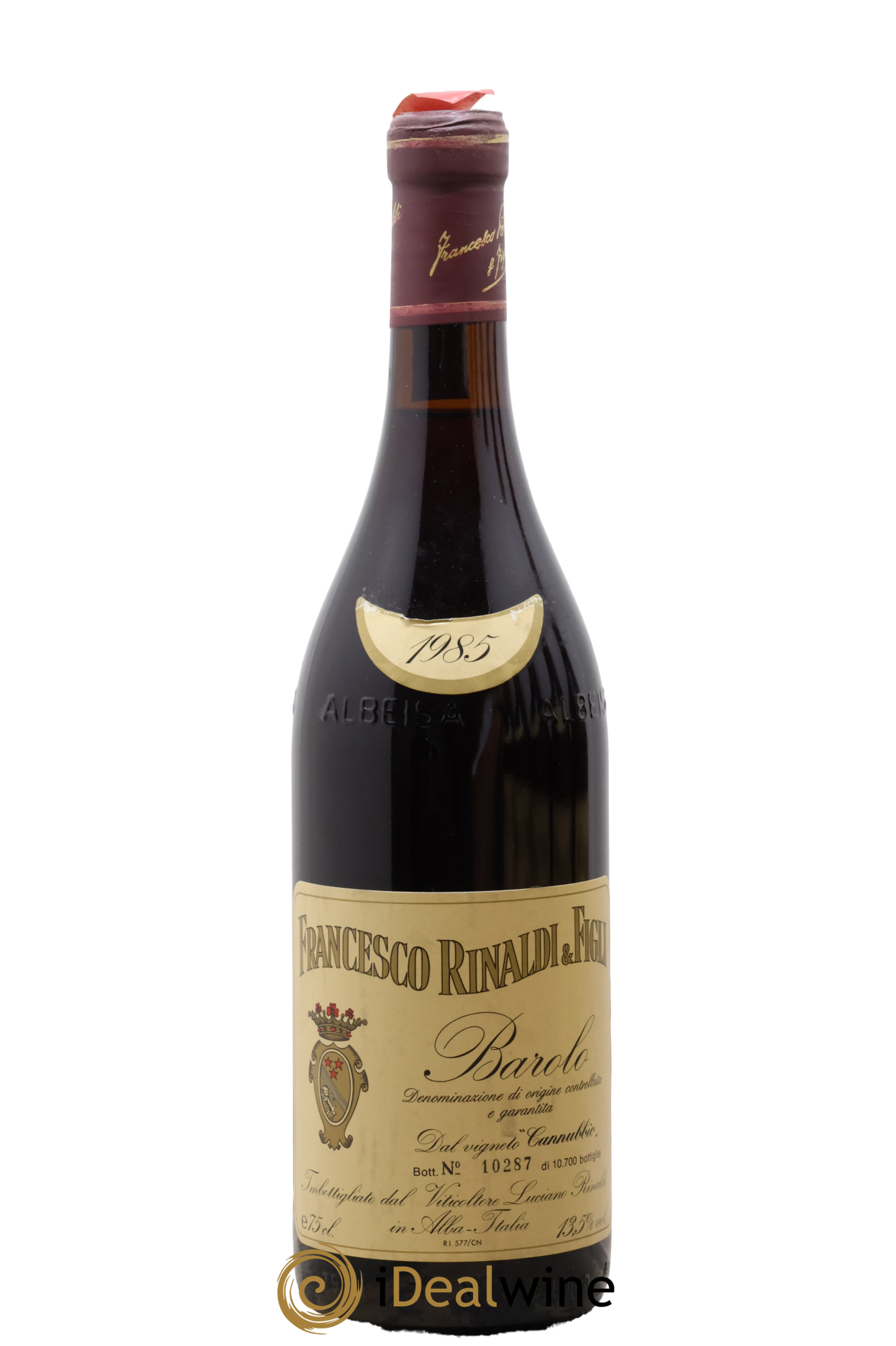 Barolo DOCG Cannubi Francesco Rinaldi 1985 - Lote de 1 botella - 0