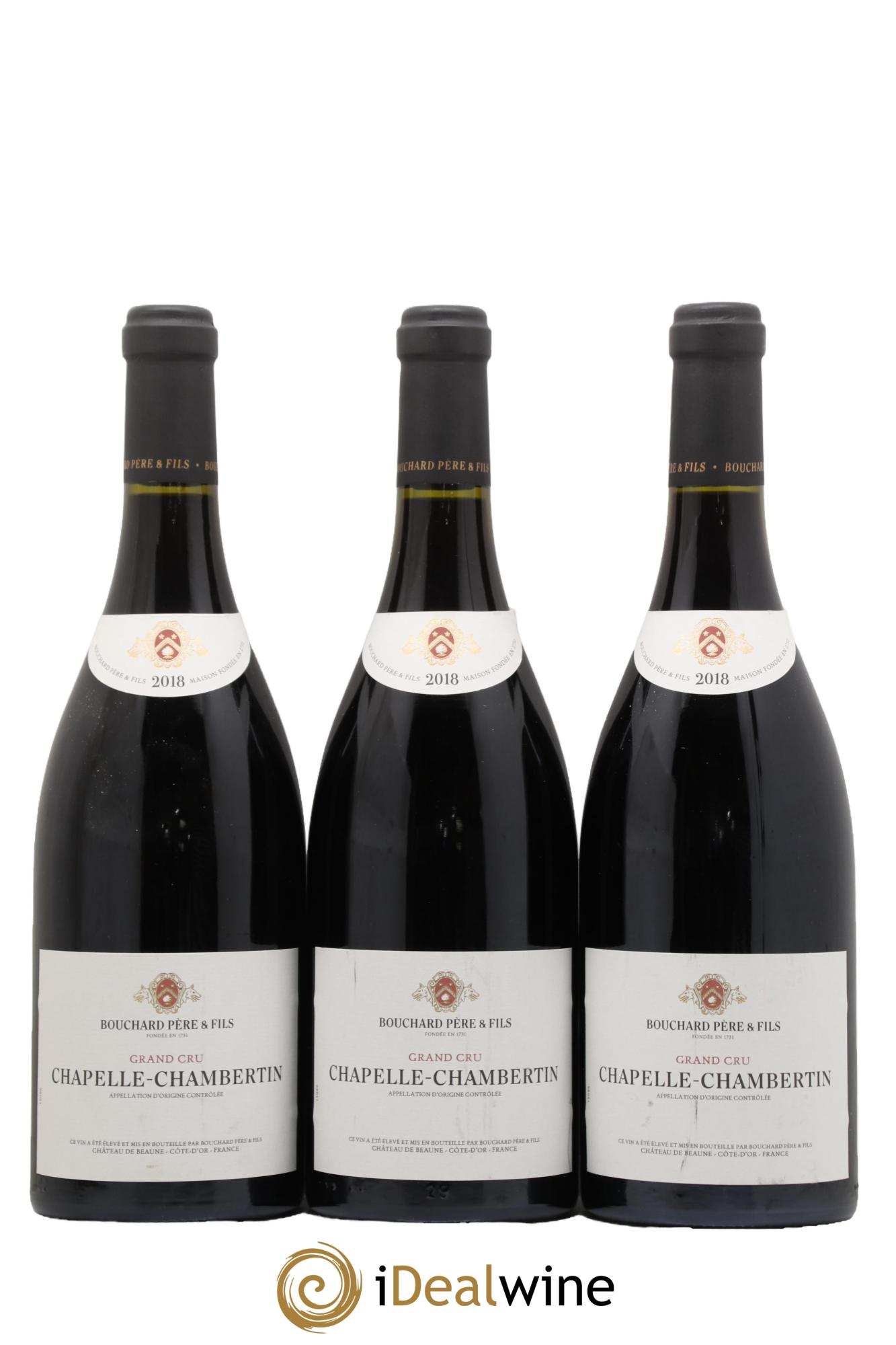 Chapelle-Chambertin Grand Cru Bouchard Père & Fils 2018 - Lot de 3 bouteilles - 0