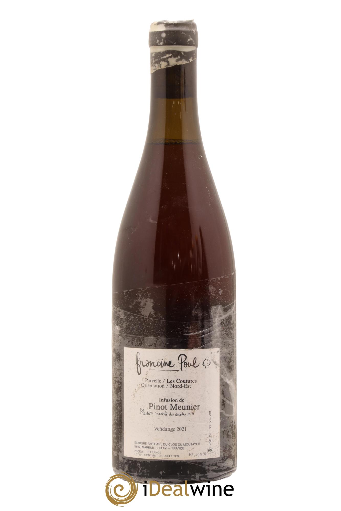 Coteaux Champenois Francine Poul Infusion Antoine Bouvet 2021 - Lot de 1 bouteille - 1