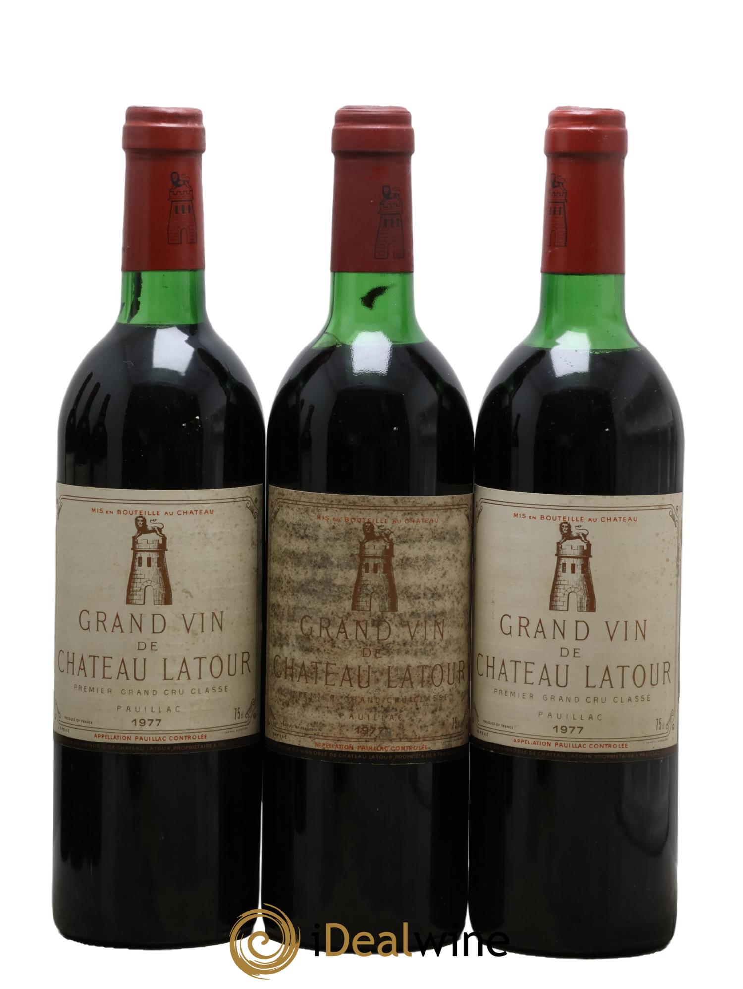 Château Latour 1er Grand Cru Classé 1977 - Lot of 6 bottles - 1