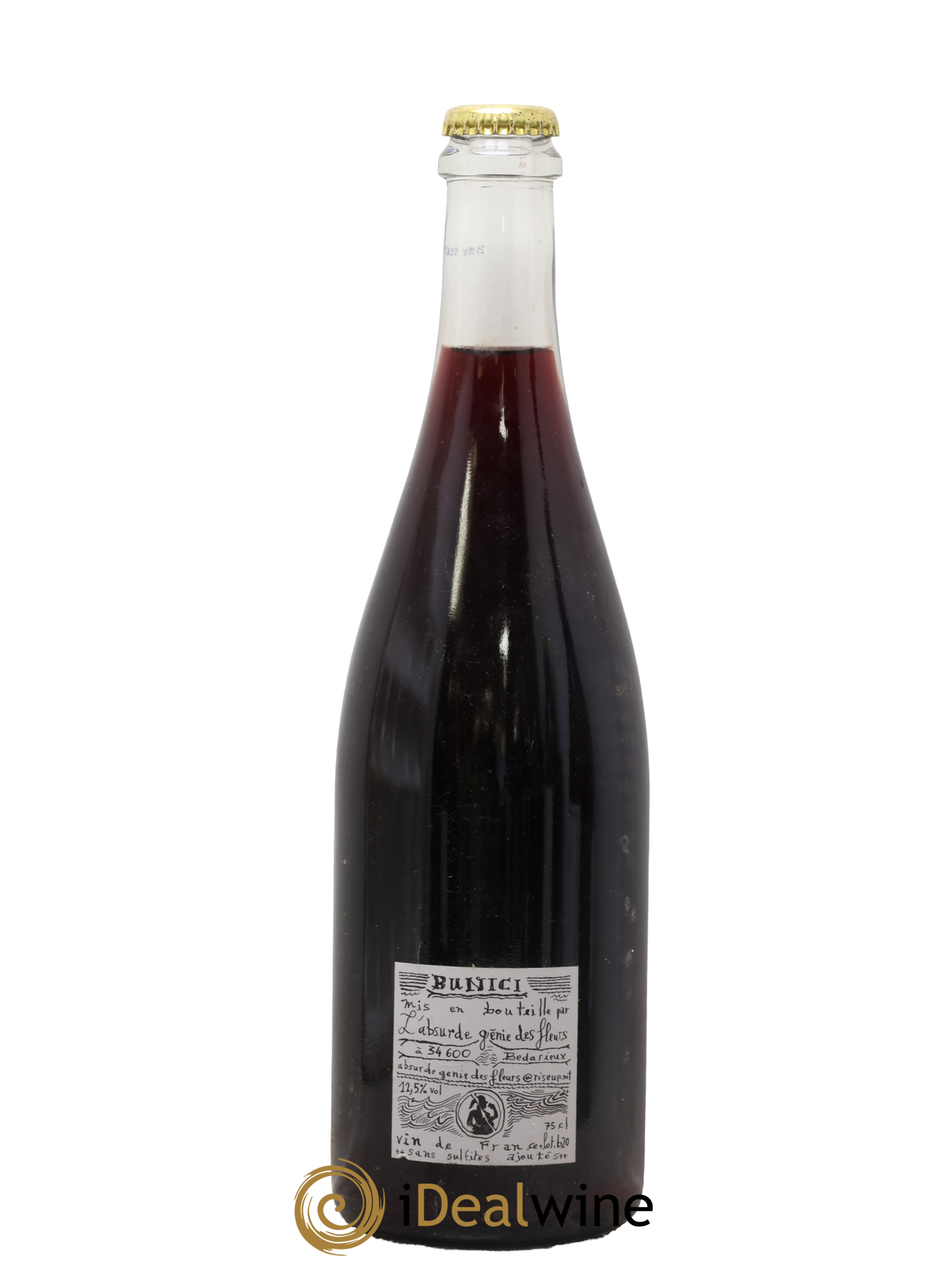 Vin de France Absurde Génie des Fleurs Bunici 2020 - Lot de 1 bouteille - 1