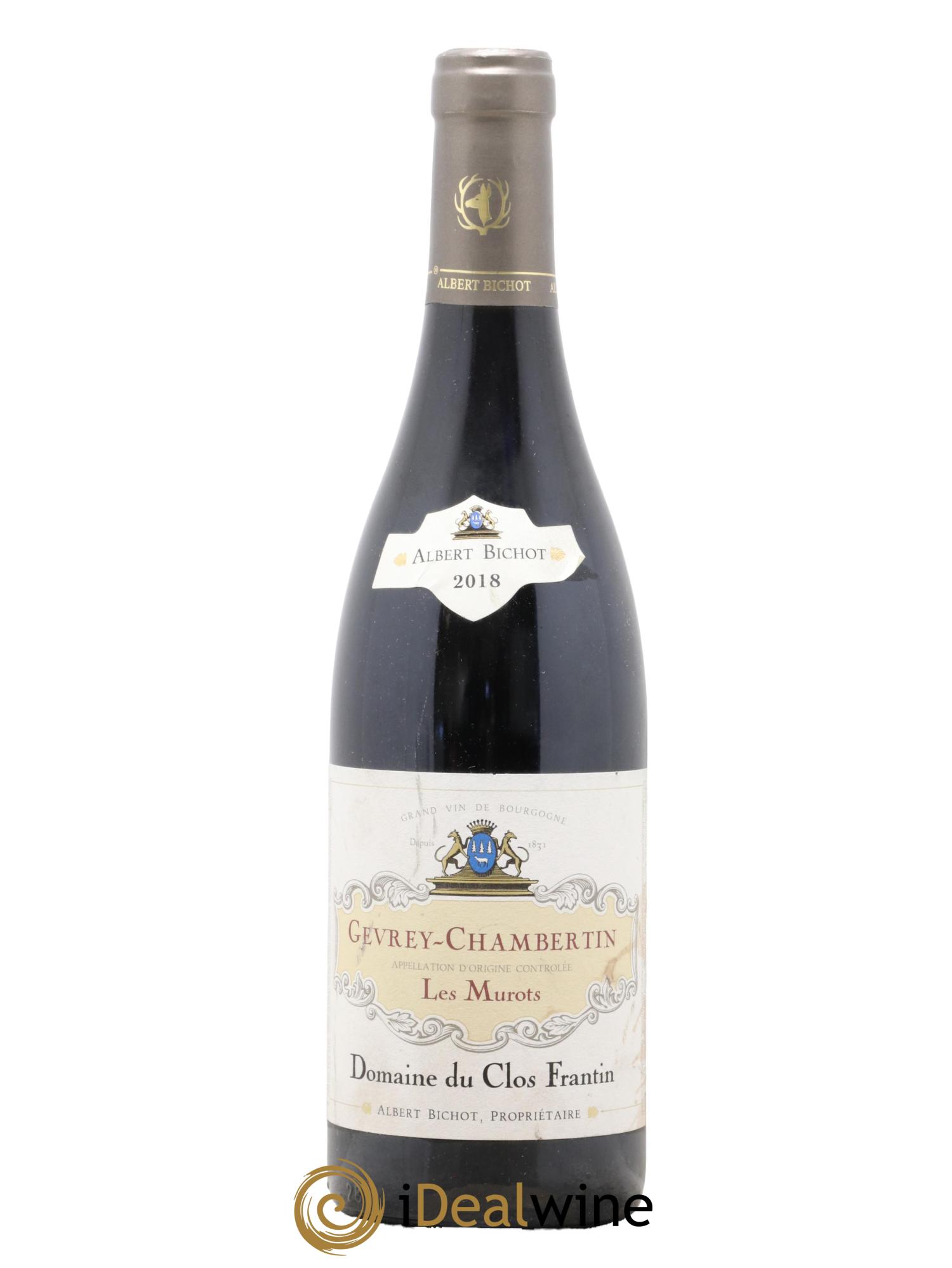 Gevrey-Chambertin Les Murots Domaine du Clos Frantin - Albert Bichot 2018 - Lot de 1 bouteille - 0