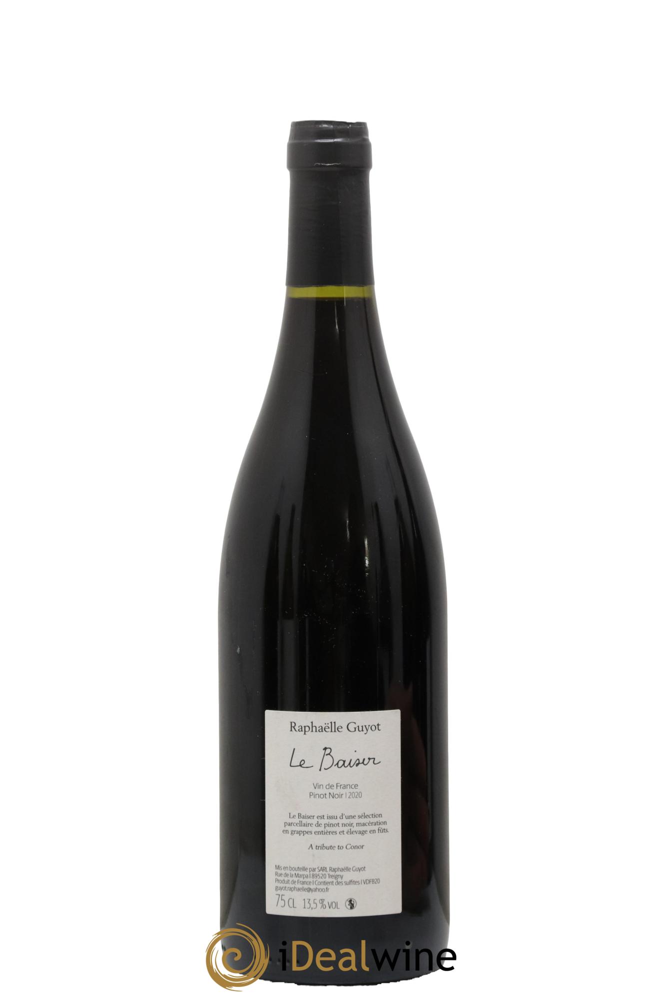 Vin de France Le Baiser Raphaelle Guyot 2020 - Lot de 1 bouteille - 1