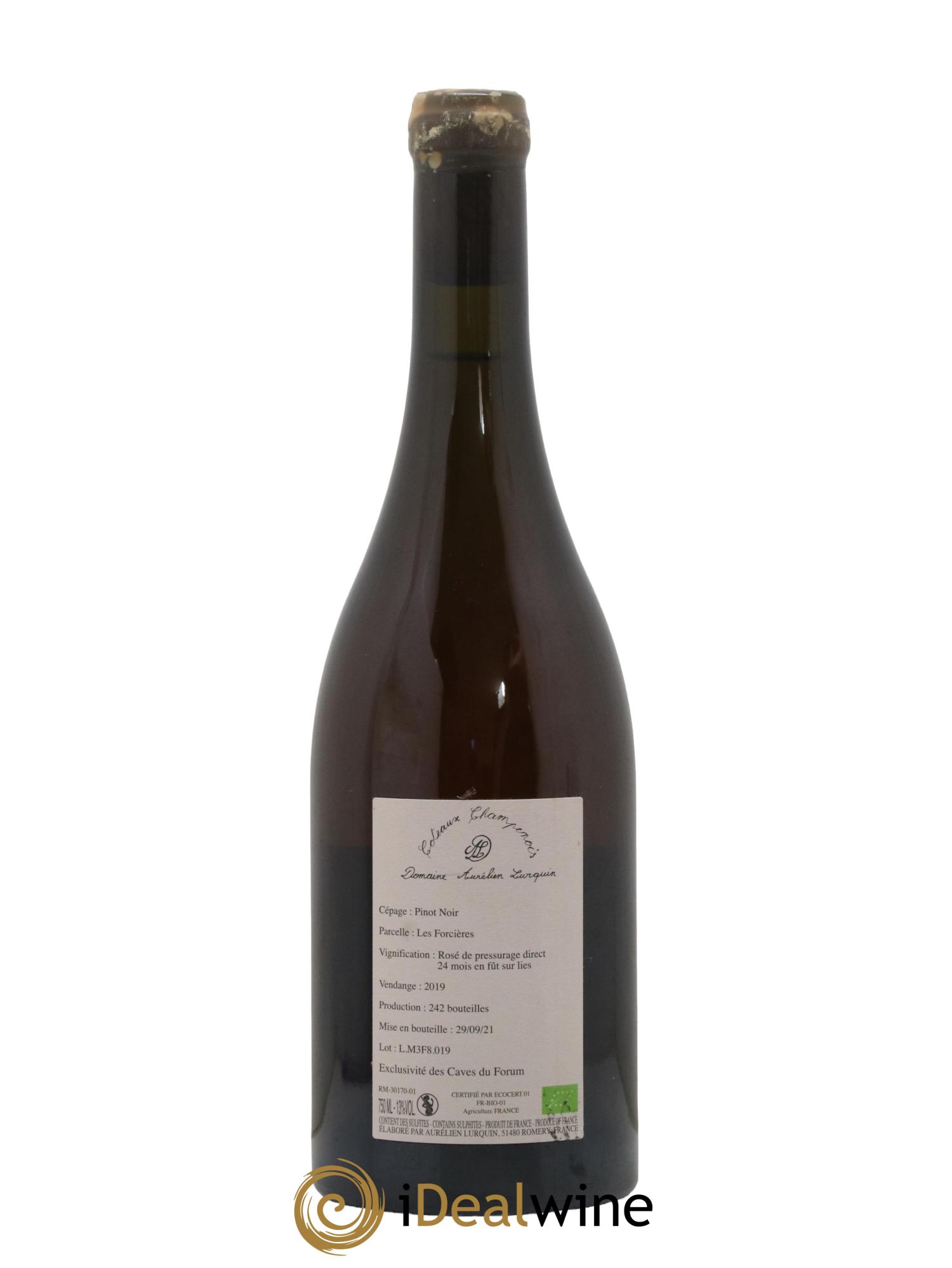 Pinot Noir Les Forcières Aurélien Lurquin 2019 - Posten von 1 Flasche - 1