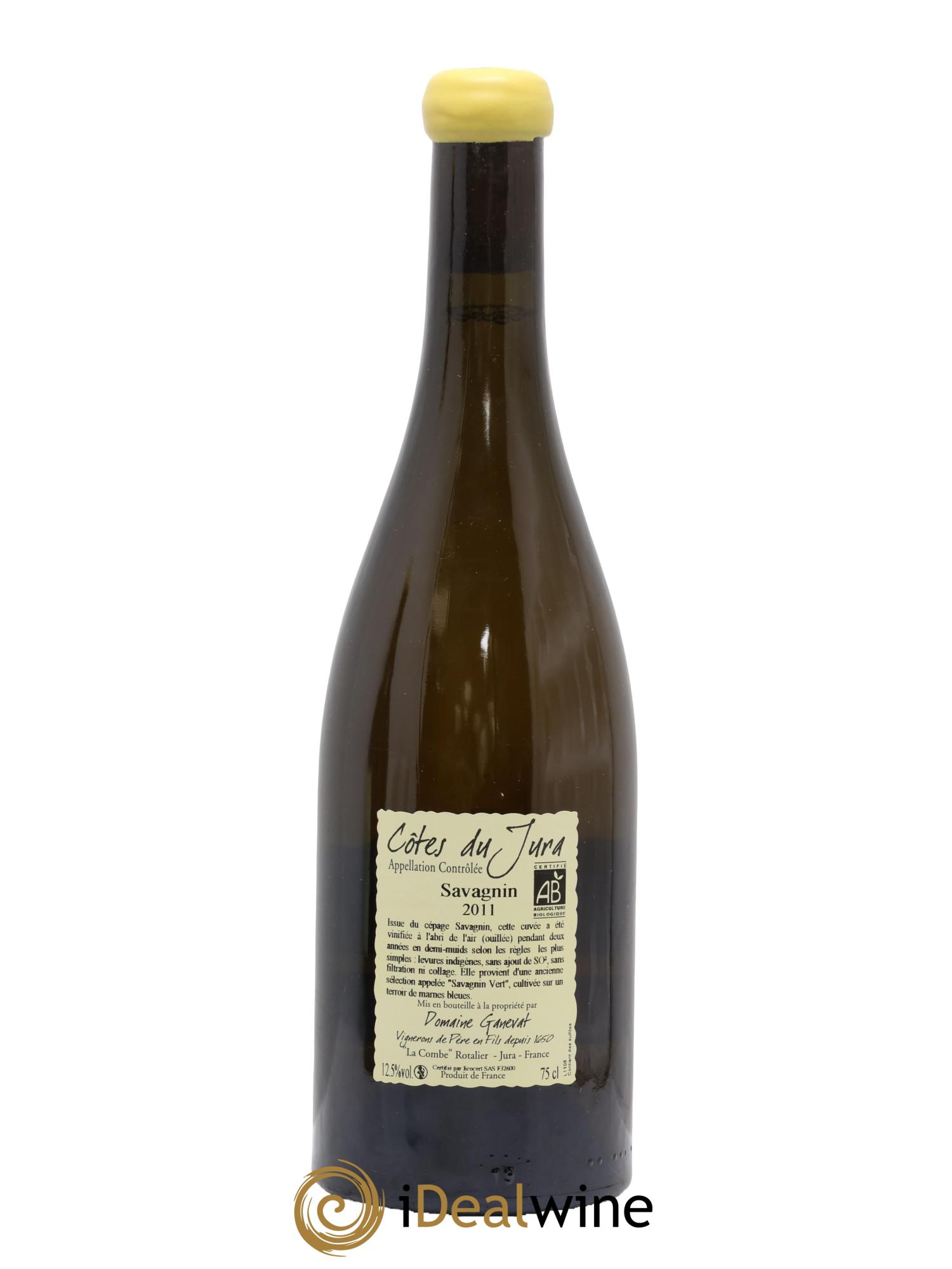 Côtes du Jura Les Chalasses Marnes Bleues Jean-François Ganevat (Domaine) 2011 - Lot de 1 bouteille - 1