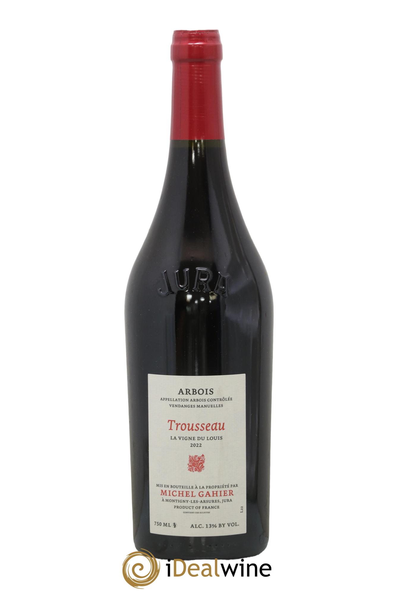 Arbois Trousseau La Vigne du Louis Michel Gahier 2022 - Lot de 1 bouteille - 0
