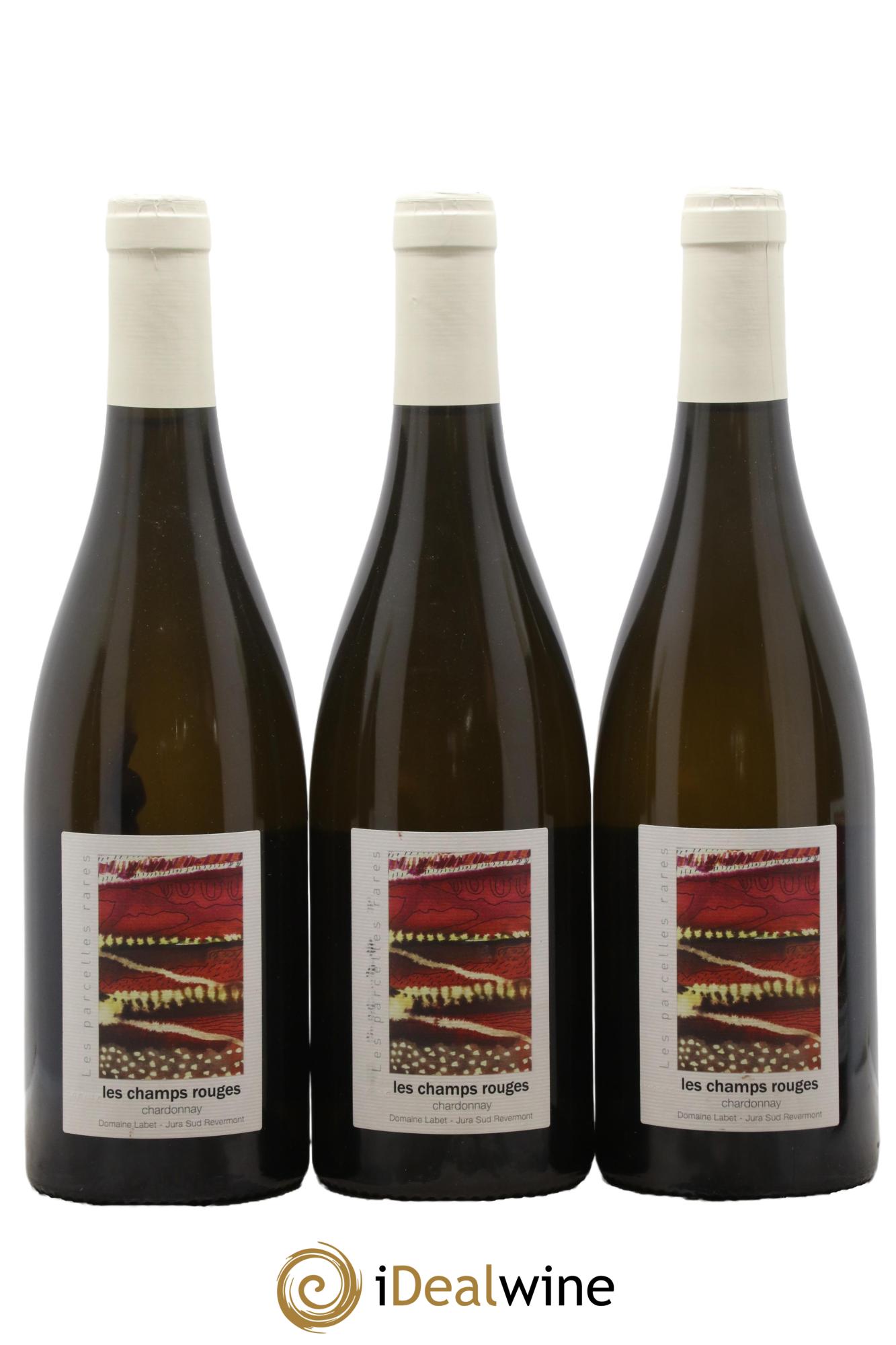 Côtes du Jura Chardonnay Les Champs Rouges Romain - Julien - Charline Labet 2019 - Lotto di 3 bottiglie - 0