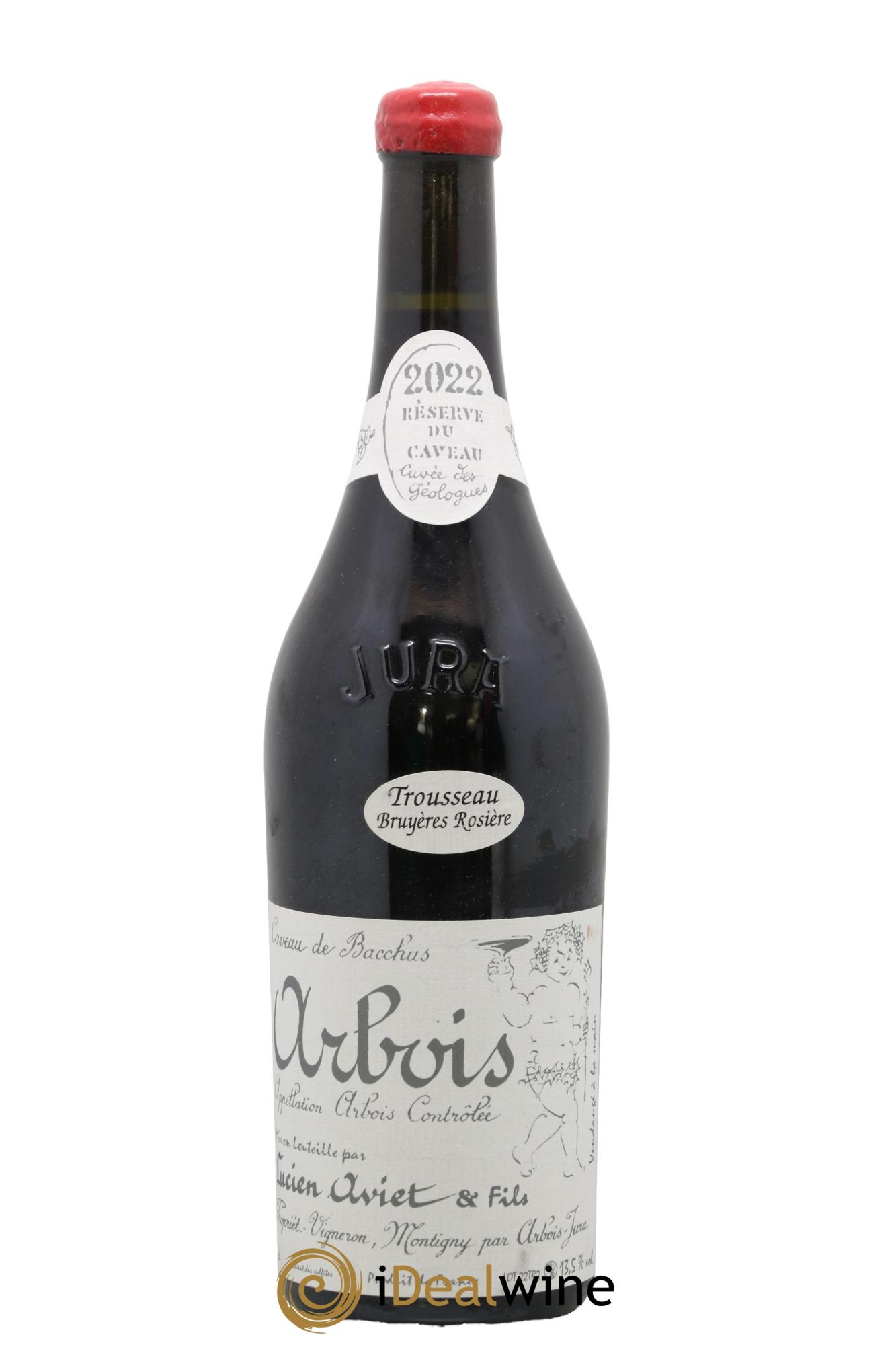 Arbois Trousseau Bruyères Rosière Cuvée des Géologues Lucien Aviet (Domaine) 2022 - Lot de 1 bouteille - 0