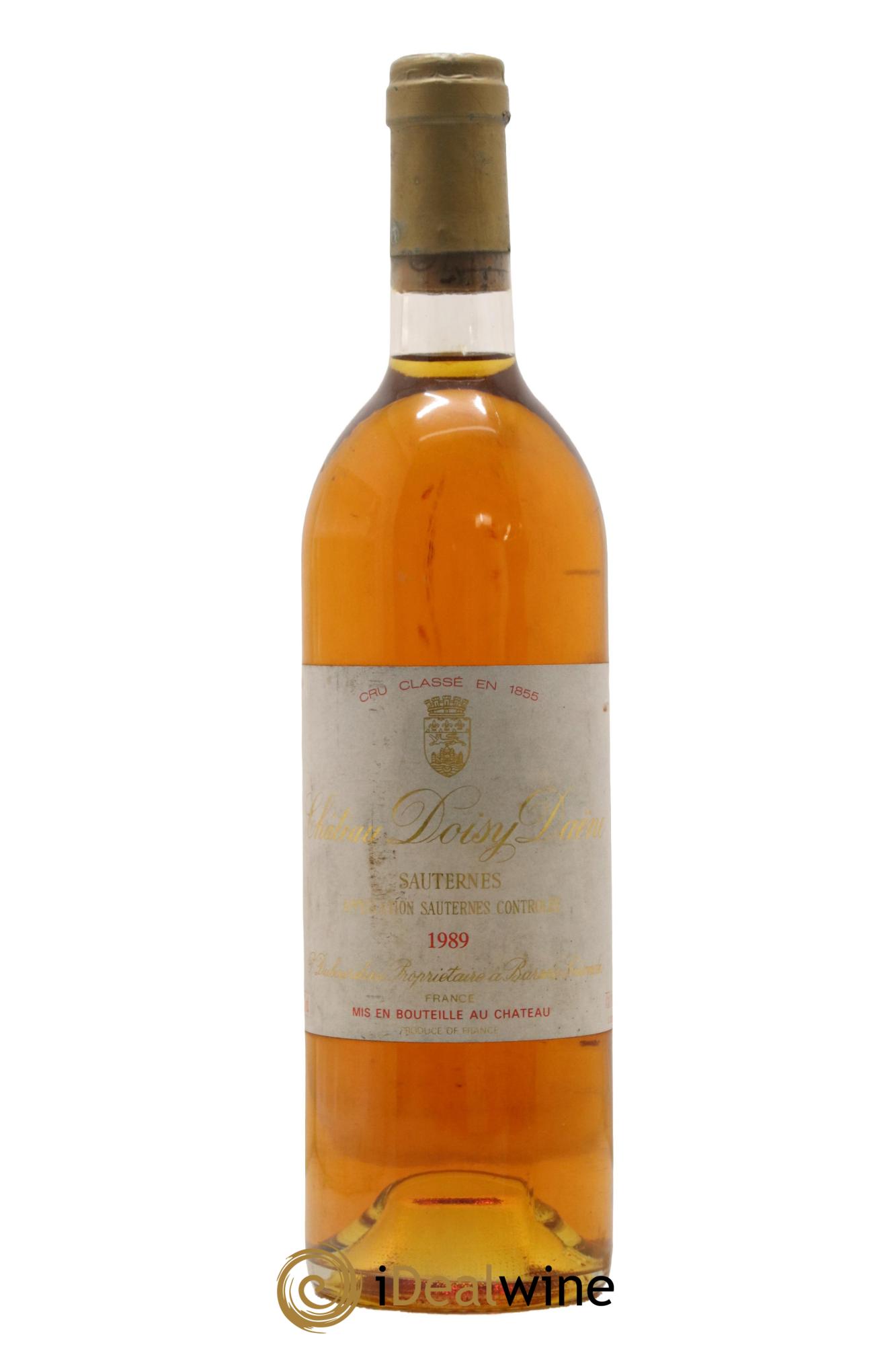 Château Doisy Daëne 2ème Grand Cru Classé 1989 - Lotto di 1 bottiglia - 0