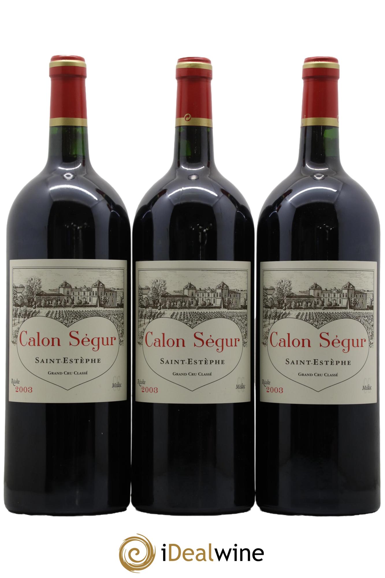 Château Calon Ségur 3ème Grand Cru Classé 2003 - Lot de 6 magnums - 2