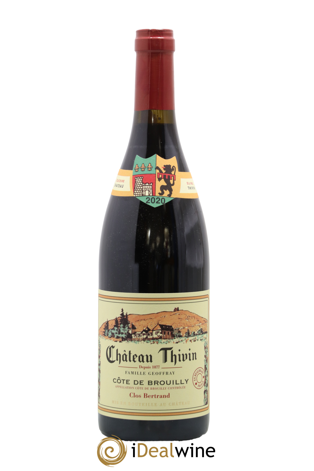 Côte de Brouilly Clos Bertrand Château Thivin 2020 - Lot de 1 bouteille - 0