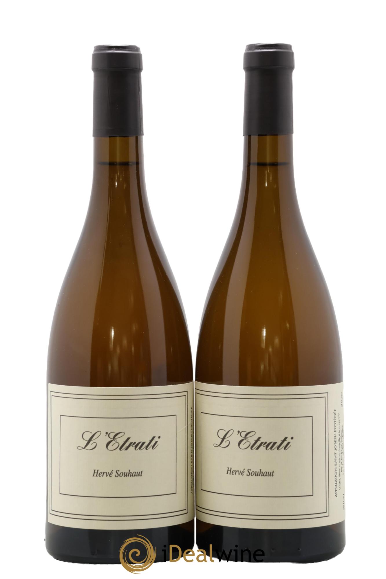 Saint-Joseph L'Etrati Hervé Souhaut 2020 - Lot of 2 bottles - 0
