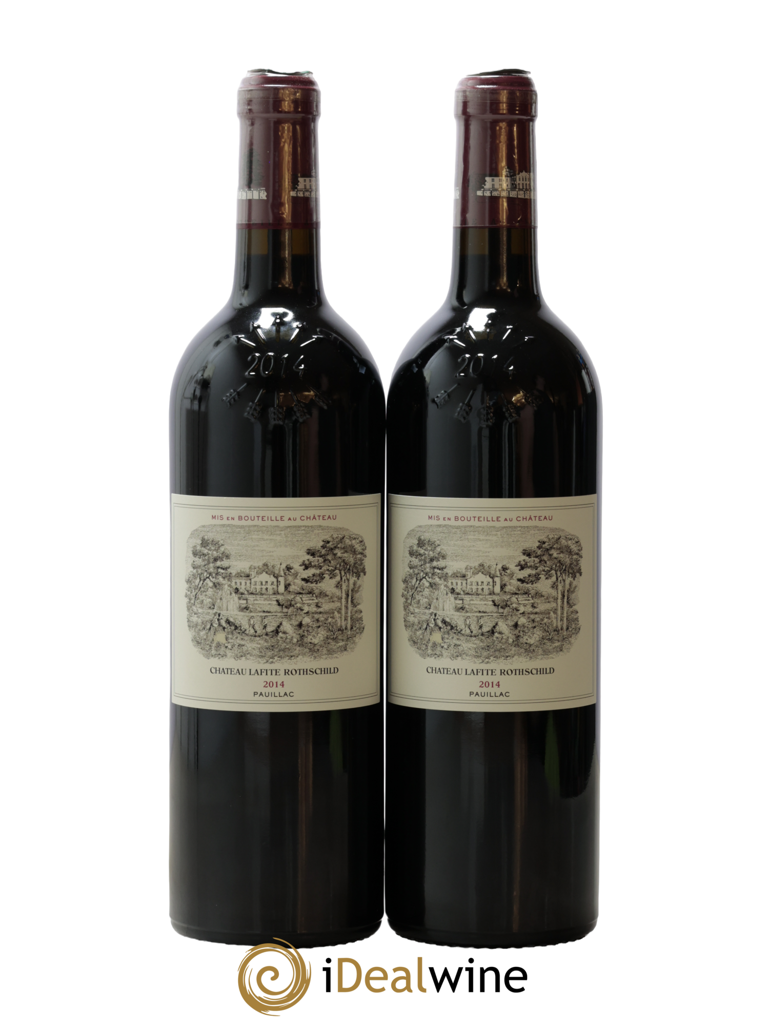Château Lafite Rothschild 1er Grand Cru Classé 2014 - Lot de 2 bouteilles - 0
