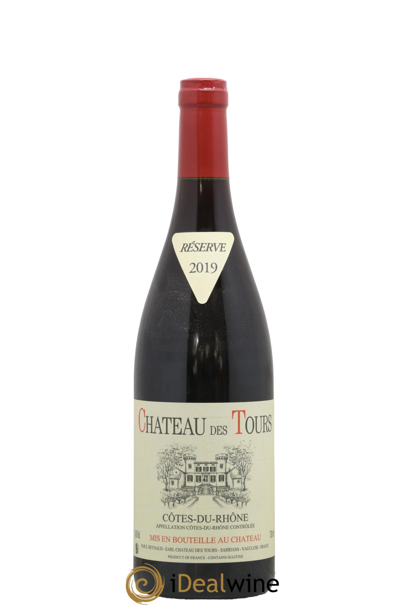 Côtes-du-Rhône Château des Tours Emmanuel Reynaud 2019 - Lot de 1 bouteille - 0