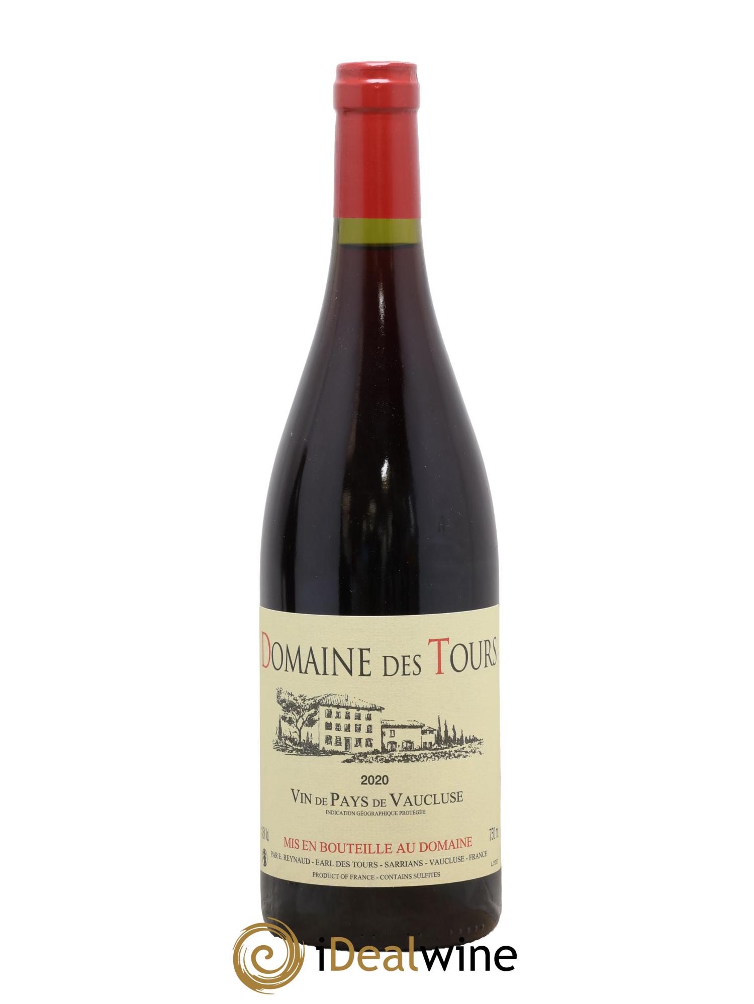 IGP Vaucluse (Vin de Pays de Vaucluse) Domaine des Tours Emmanuel Reynaud 2020 - Lotto di 1 bottiglia - 0