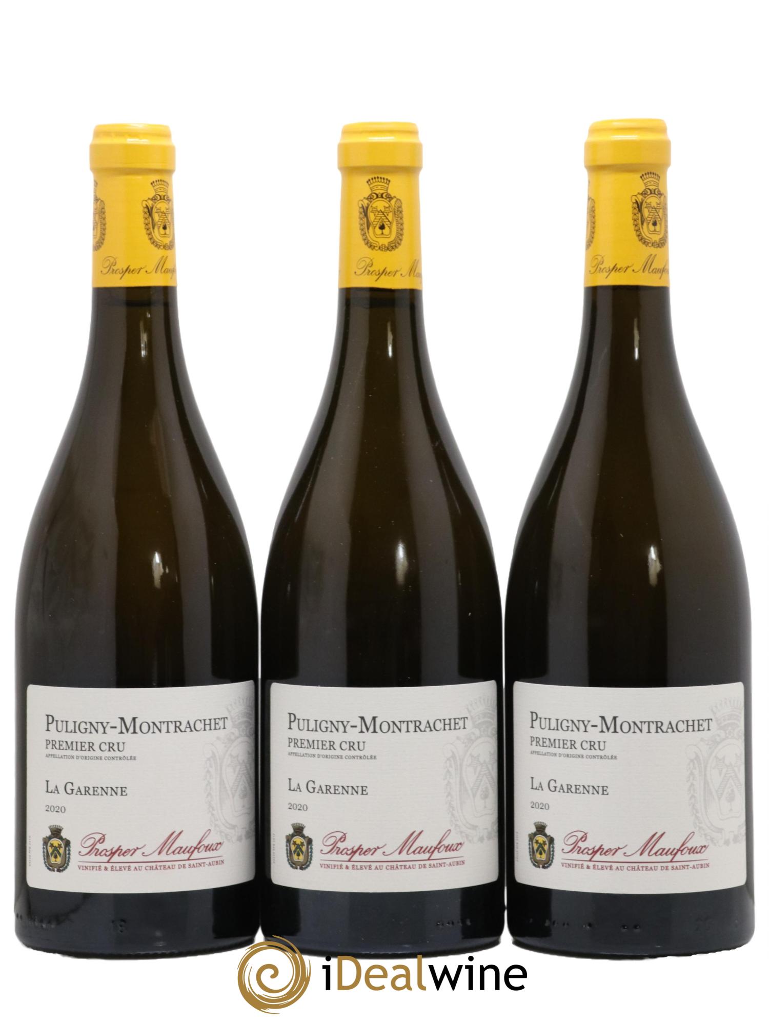 Puligny-Montrachet 1er Cru La Garenne Prosper Maufoux 2020 - Lot de 3 bouteilles - 0