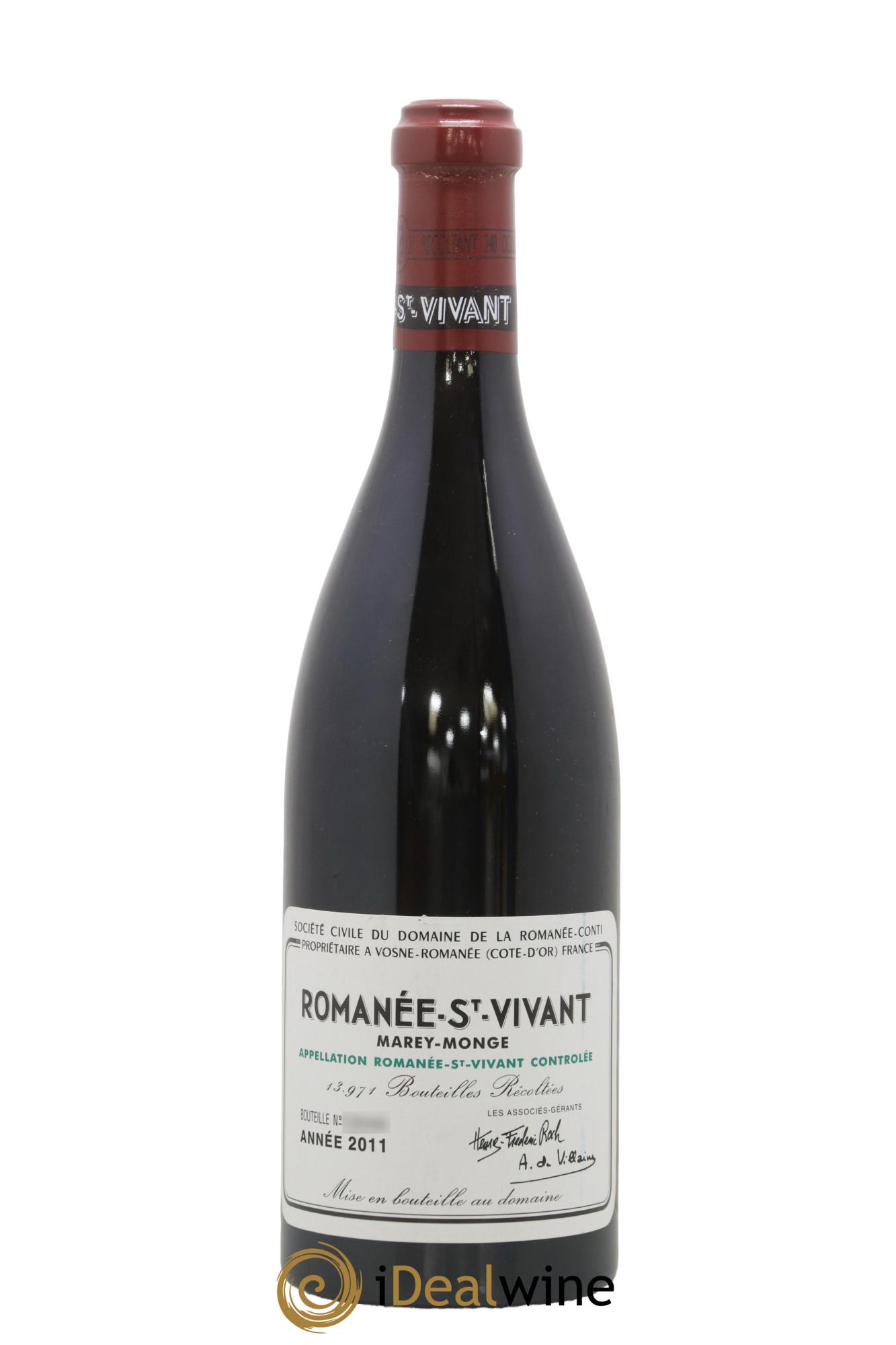Romanée-Saint-Vivant Grand Cru Domaine de la Romanée-Conti 2011 - Lotto di 1 bottiglia - 0