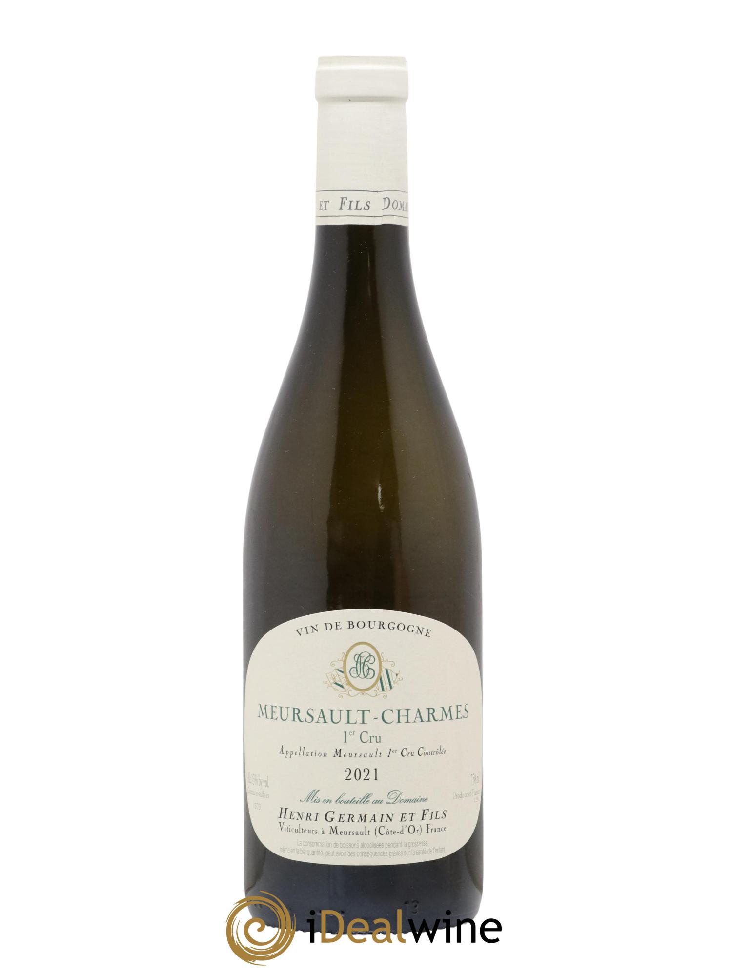 Meursault 1er Cru Charmes Henri Germain 2021 - Lot de 1 bouteille - 0