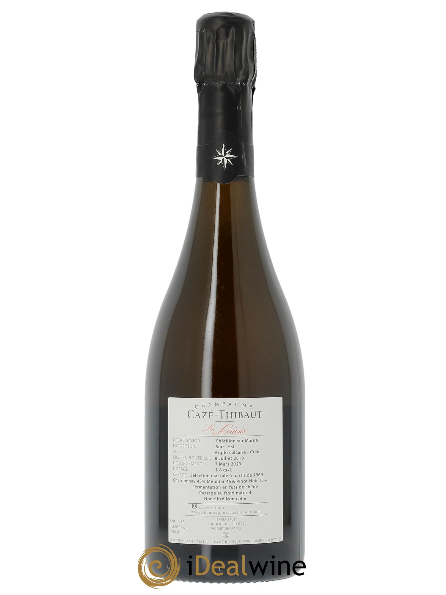Les Lériens Extra-Brut Cazé Thibaut 2018 - Lot de 1 bouteille - 1