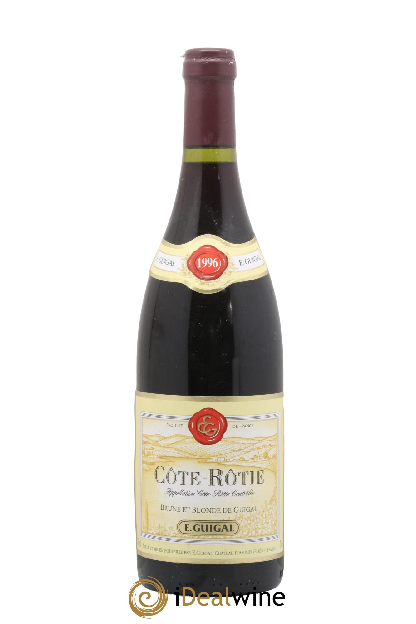 Côte-Rôtie Côtes Brune et Blonde Guigal 1996 - Lot de 1 bouteille - 0