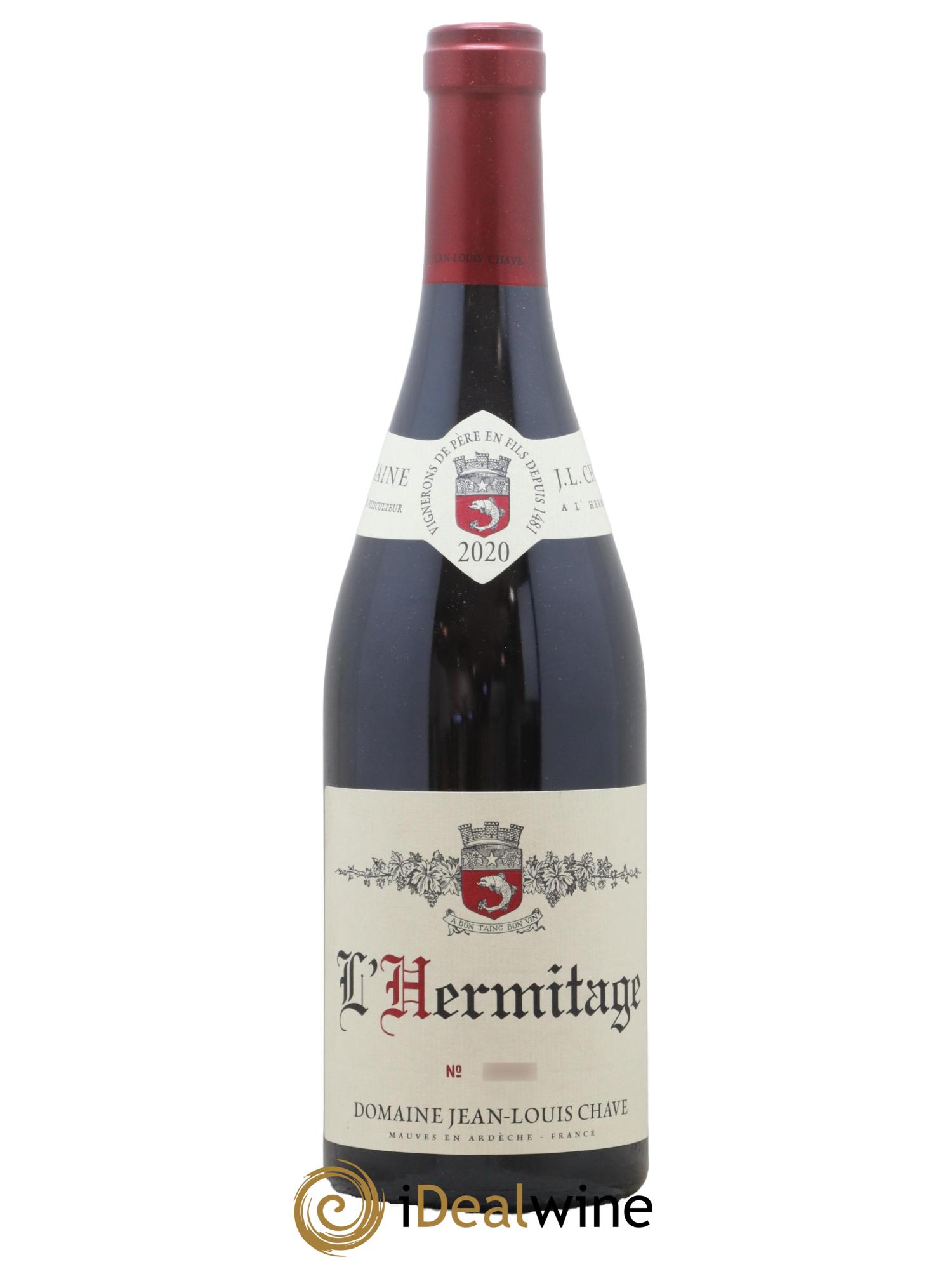 Hermitage Jean-Louis Chave 2020 - Lot of 1 bottle - 0