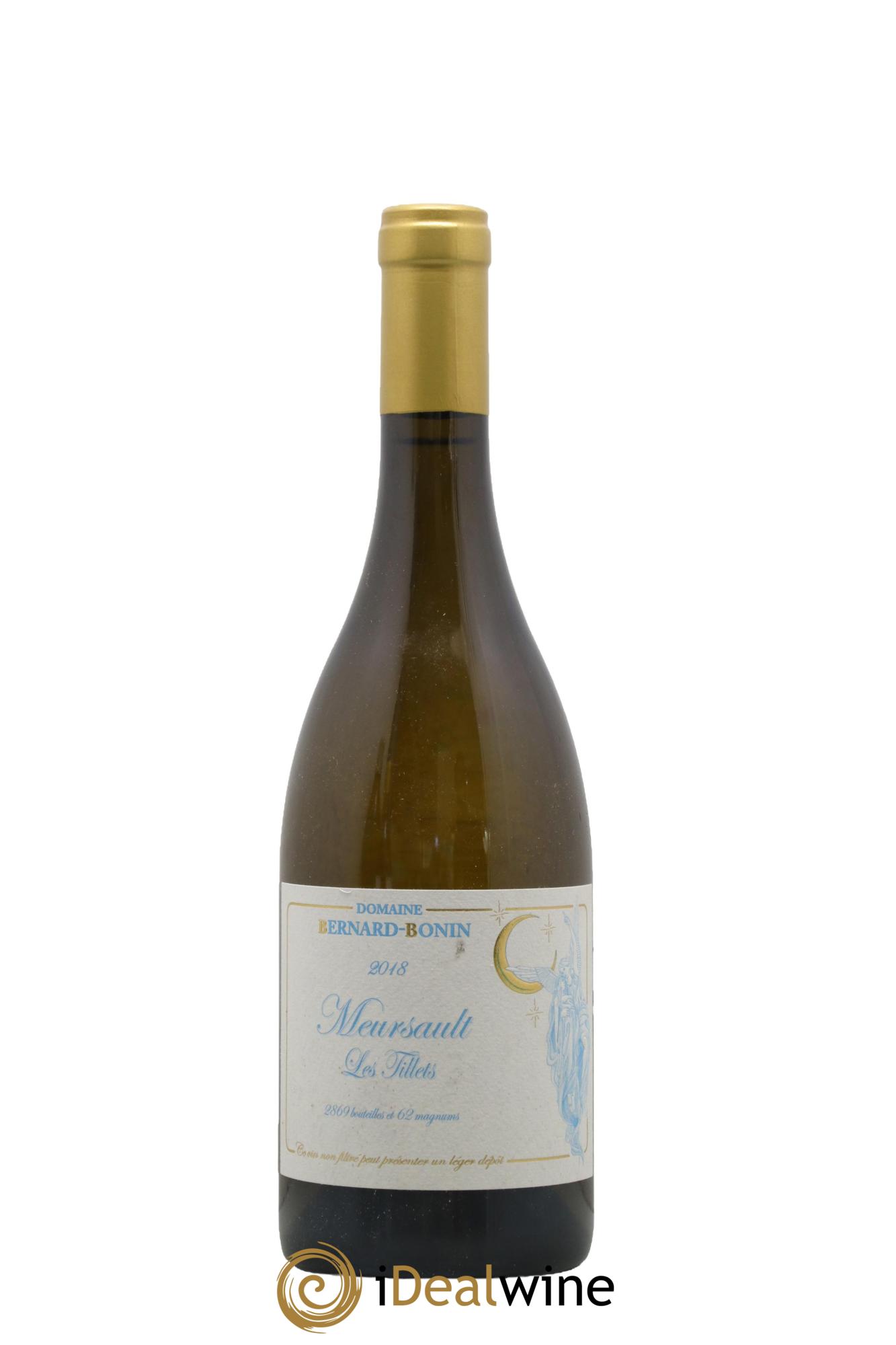 Meursault Les Tillets Bernard Bonin 2018 - Lot de 1 bouteille - 0
