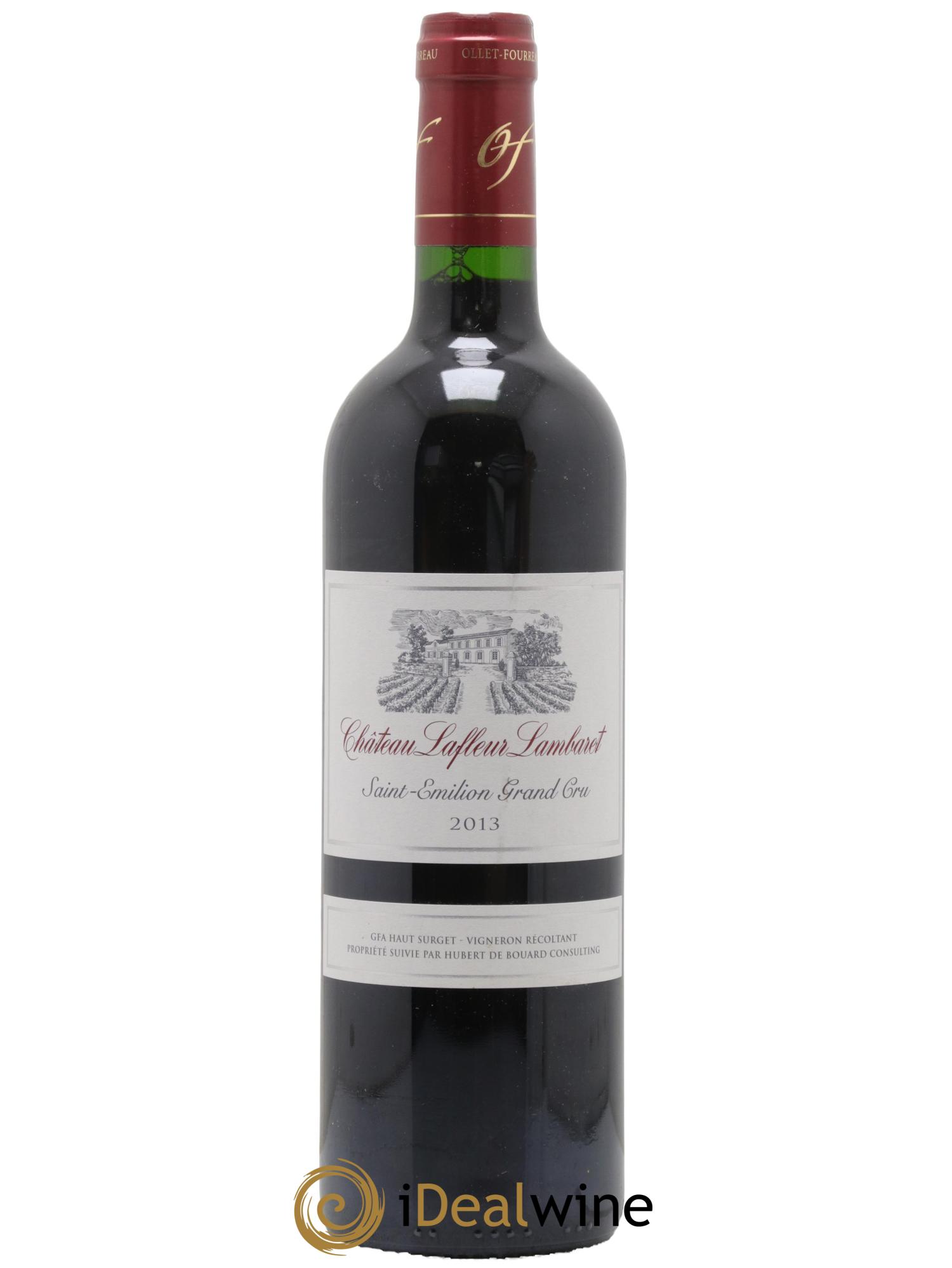 Saint-Émilion Grand Cru Chateau Lafleur Lambaret 2013 - Lot de 1 bouteille - 0